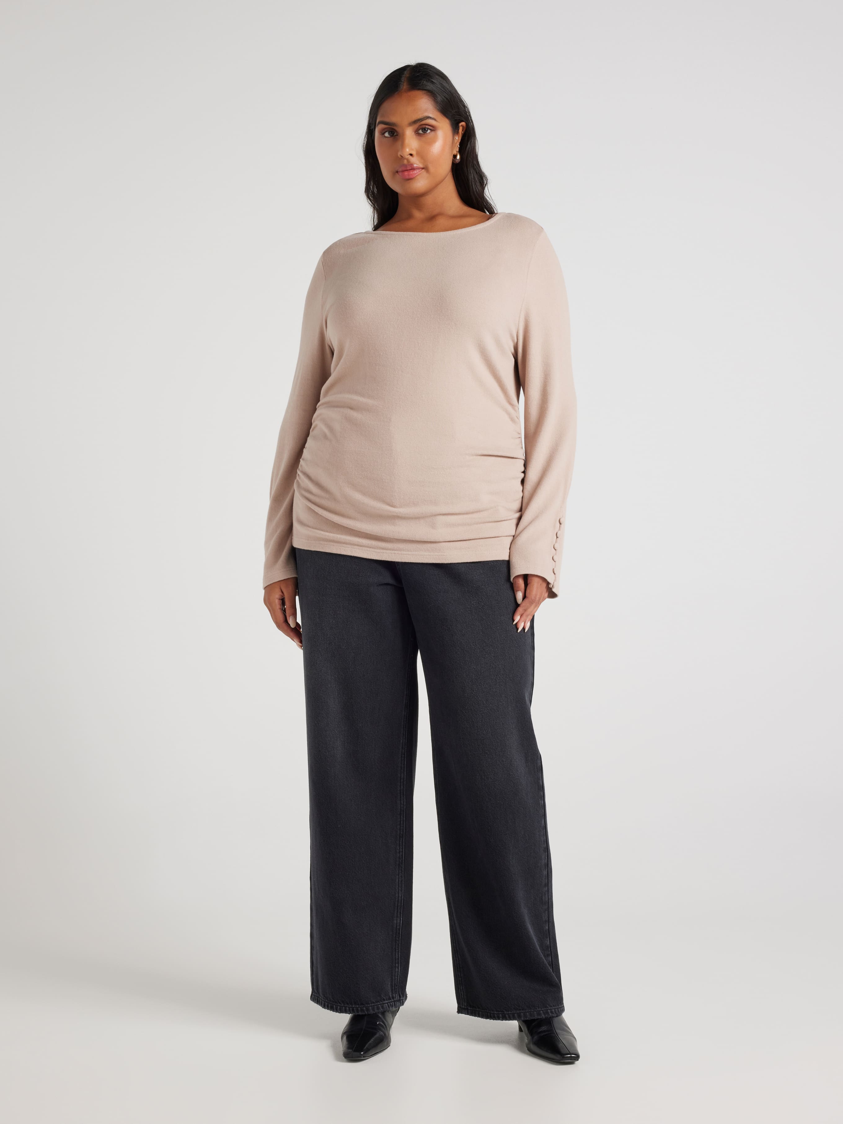 Curve Saskia Button Top