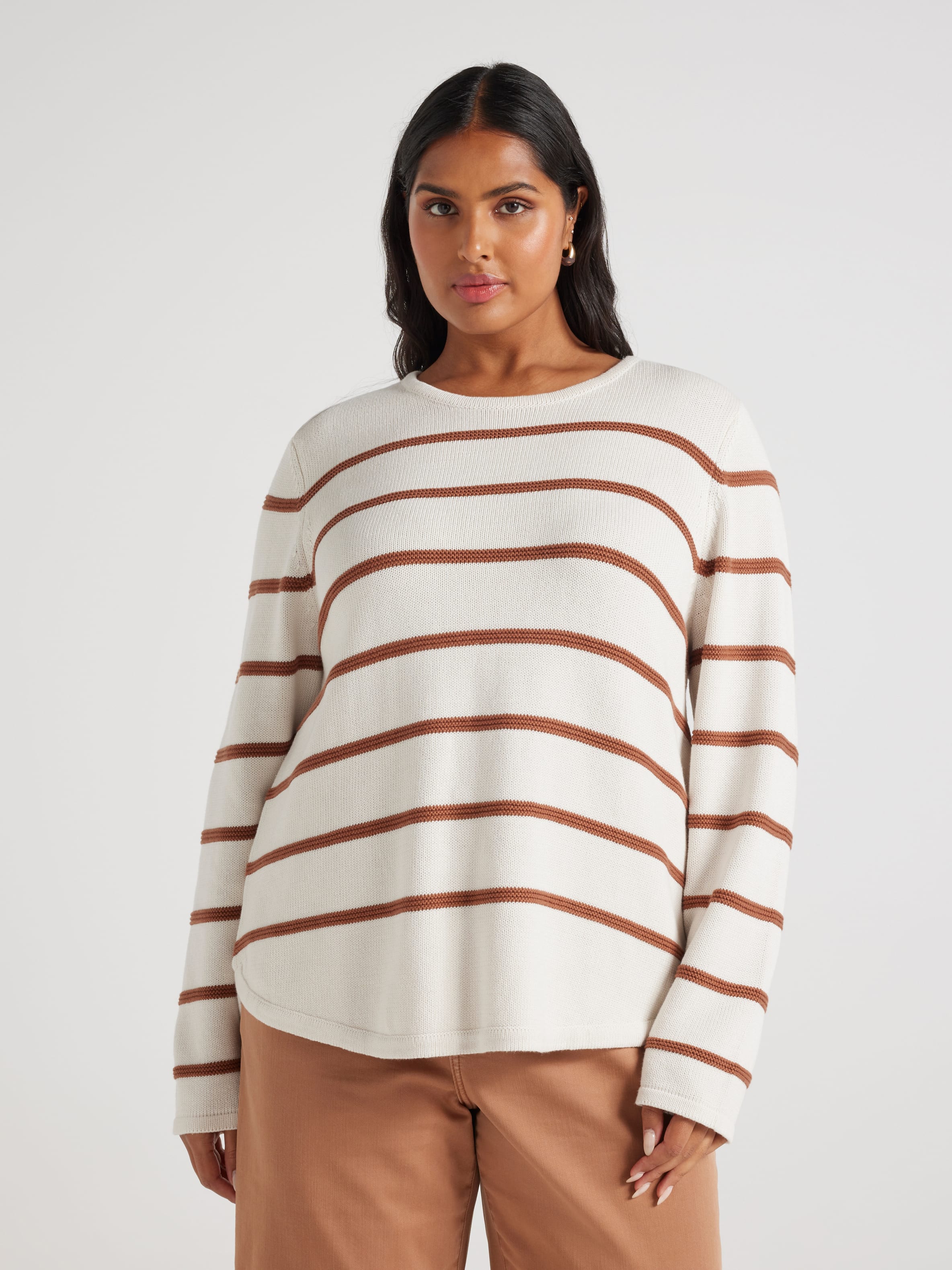 Curve Amelia Textured Pullover