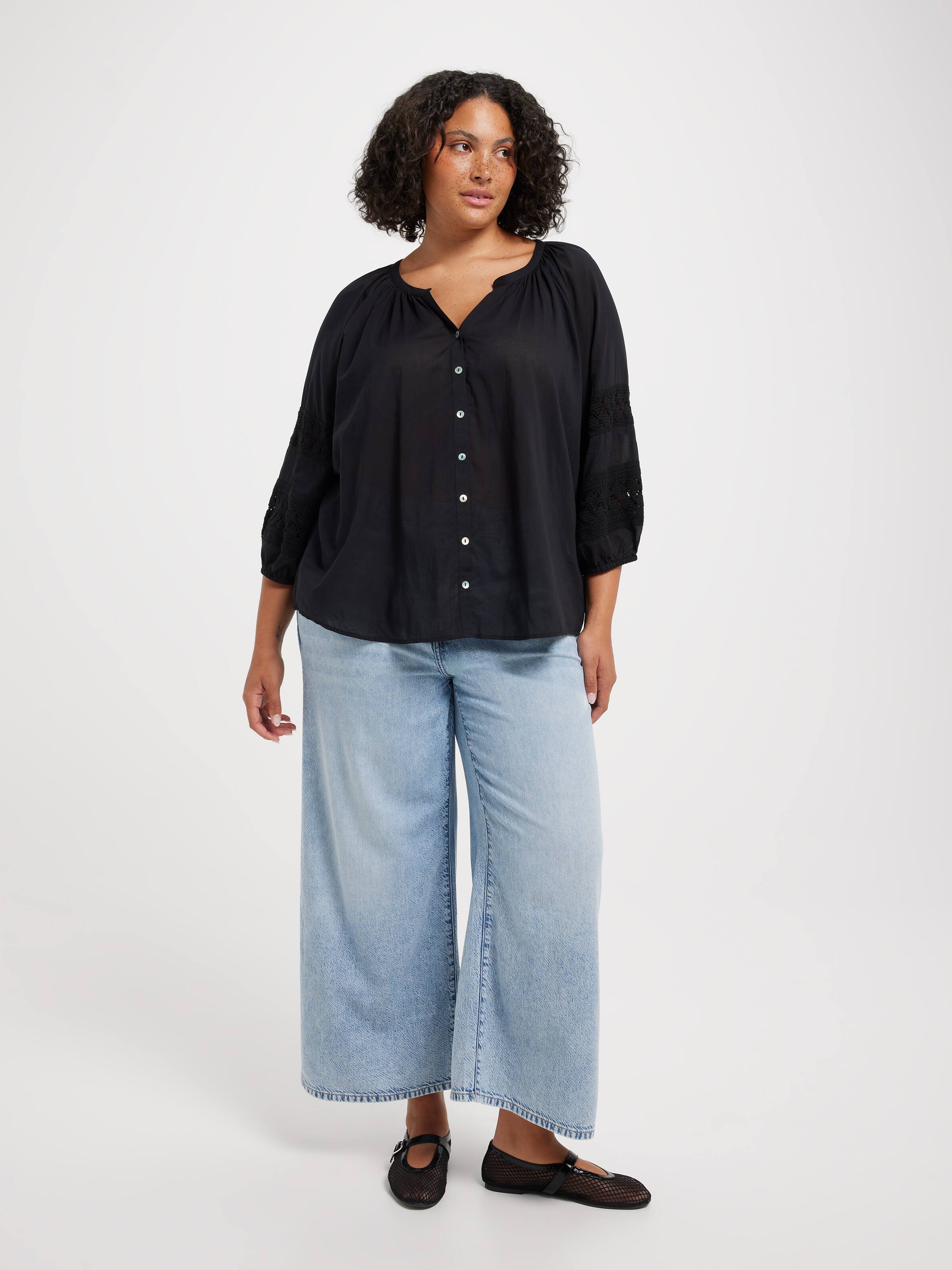 Curve Calypso 3/4 Sleeve Button Through