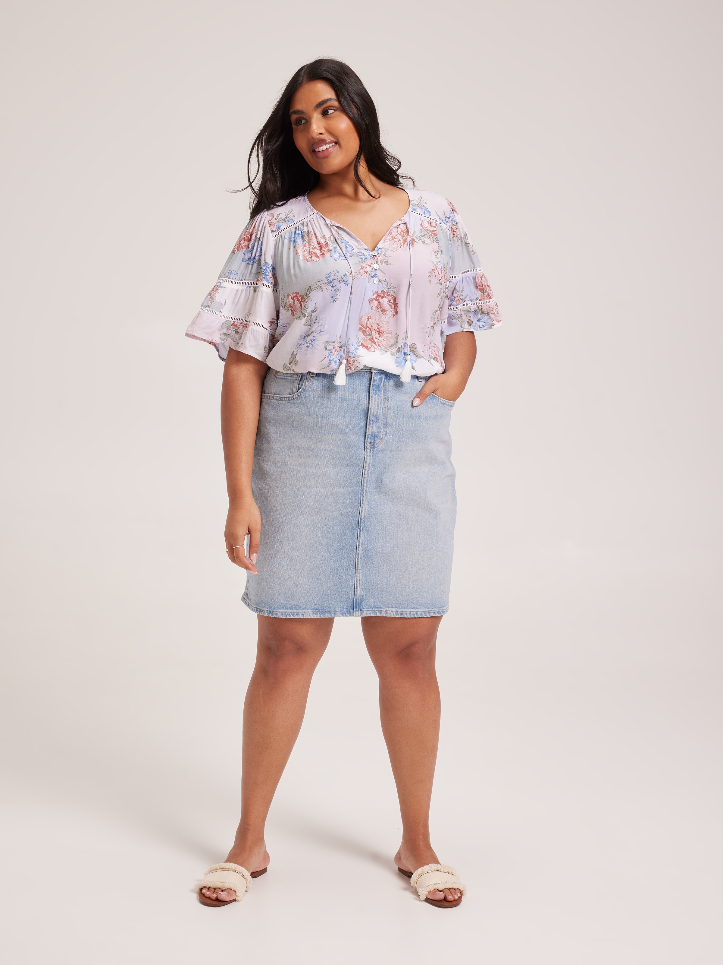 Curve Eva Lace Insert Top