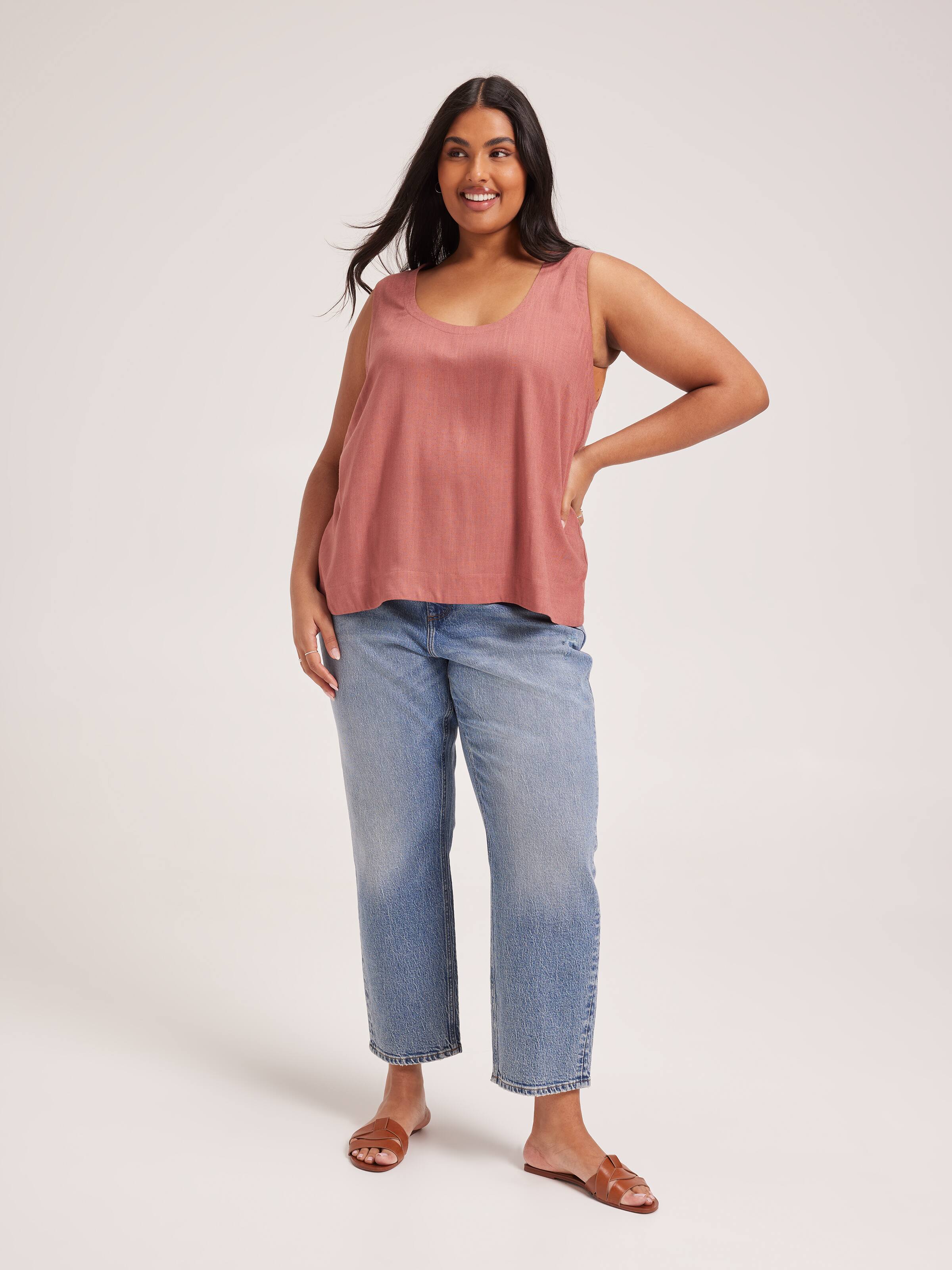 Curve Pippa A-Line Neck Tank