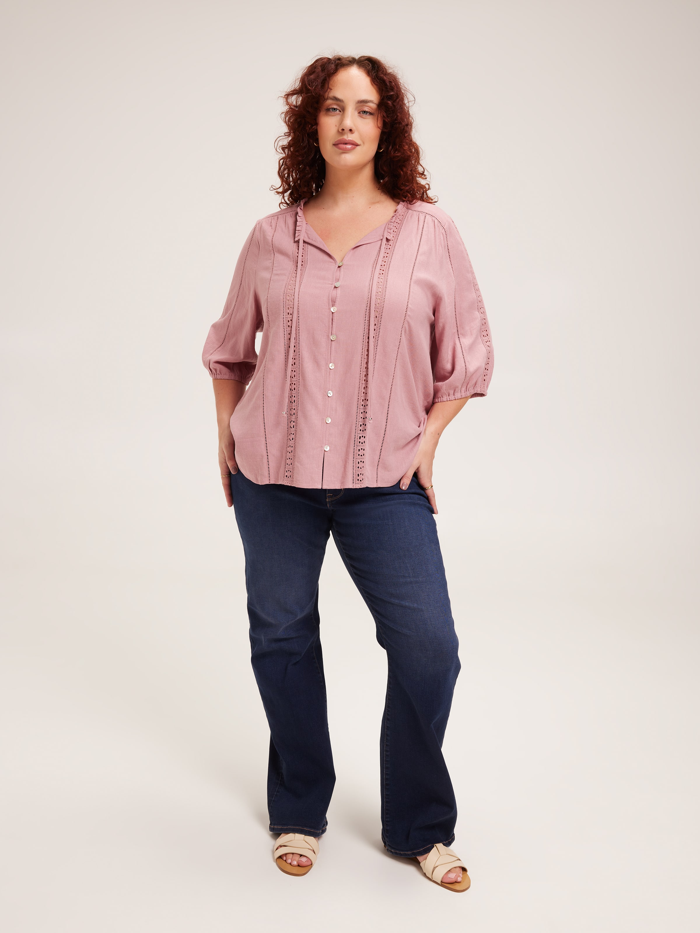 Curve Autumn 3/4 Sleeve Top