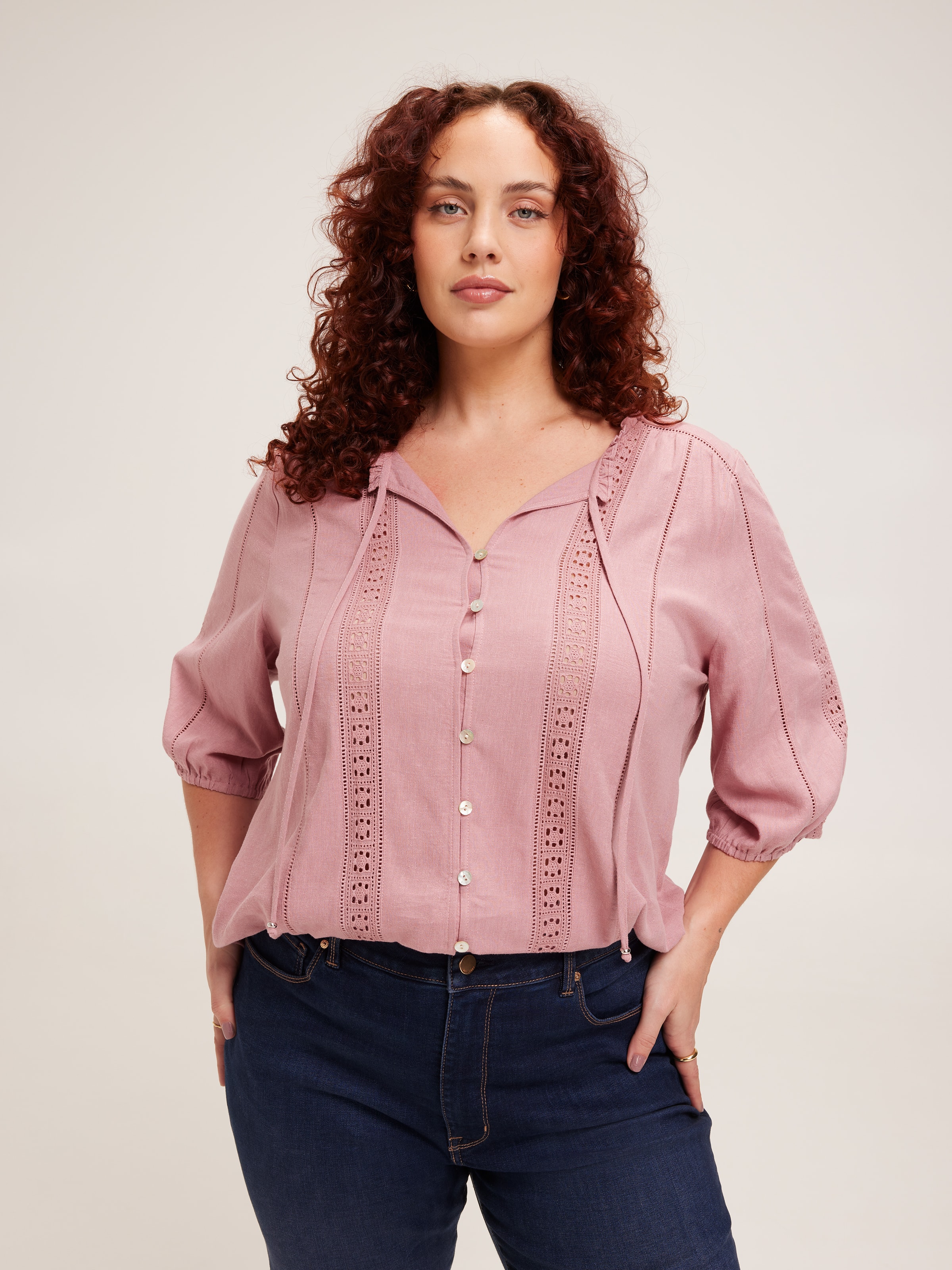 Curve Autumn 3/4 Sleeve Top