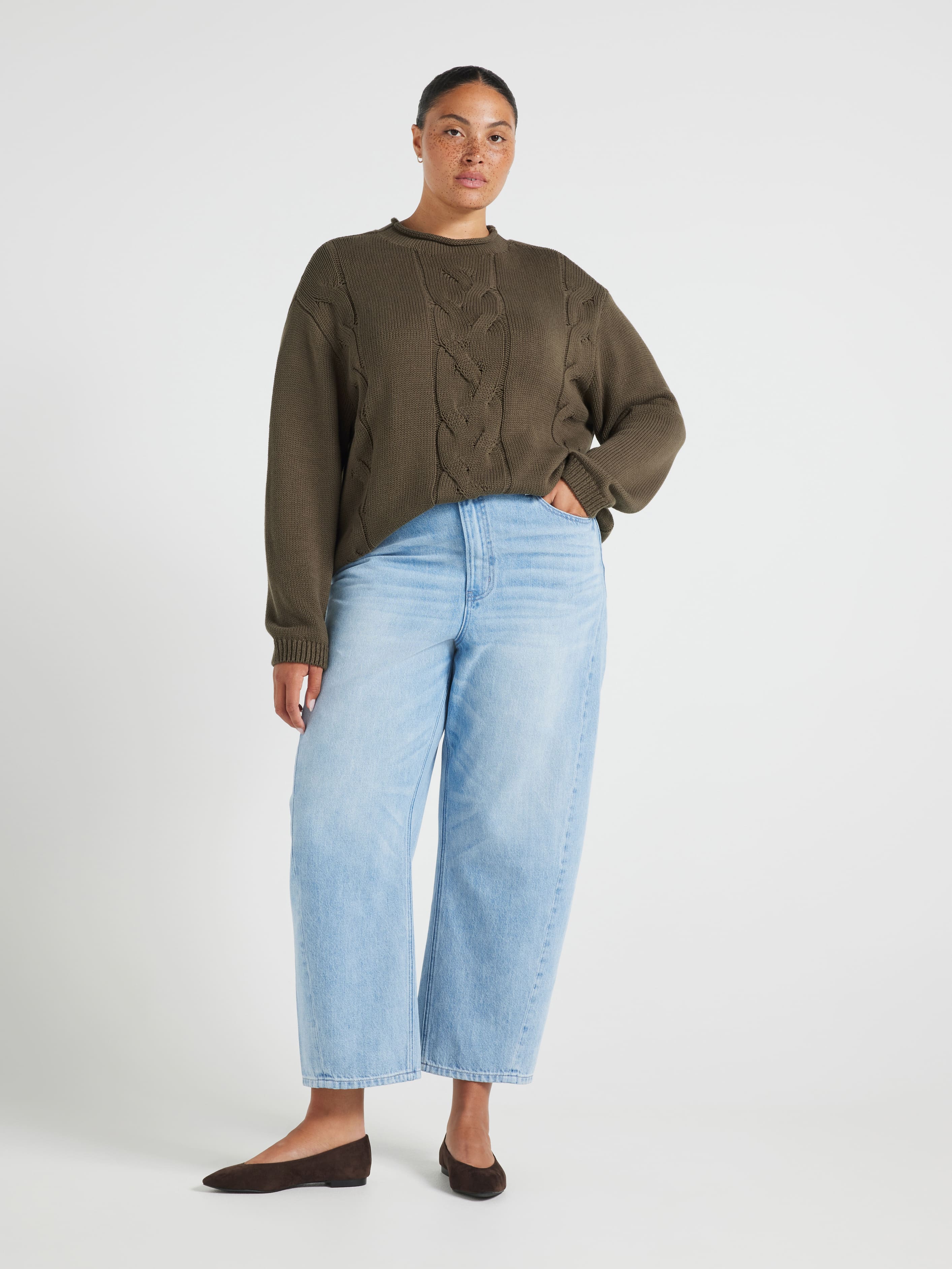 Curve Darcie Roll Neck Pullover