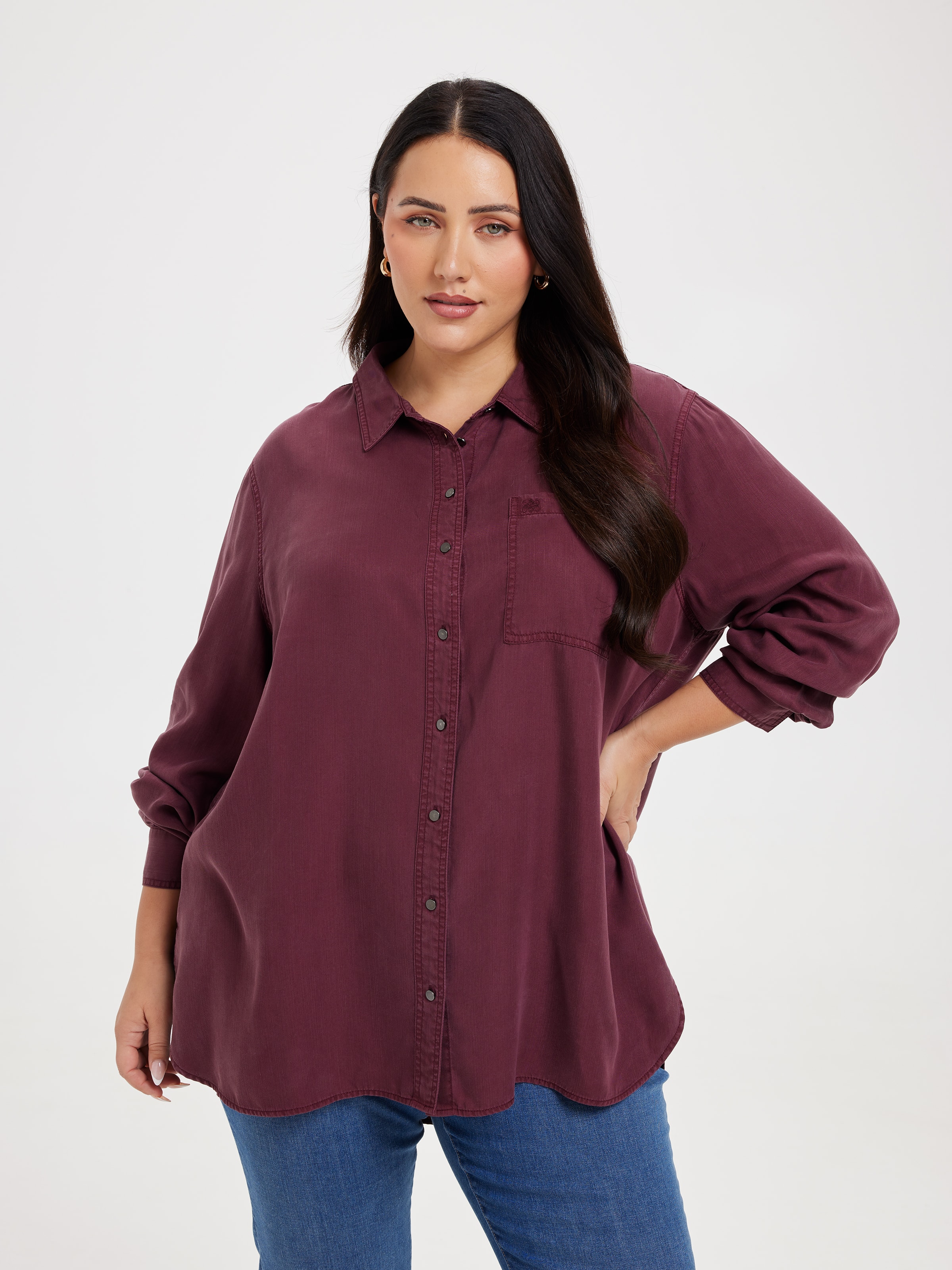 Curve Avril Lyocell Shirt