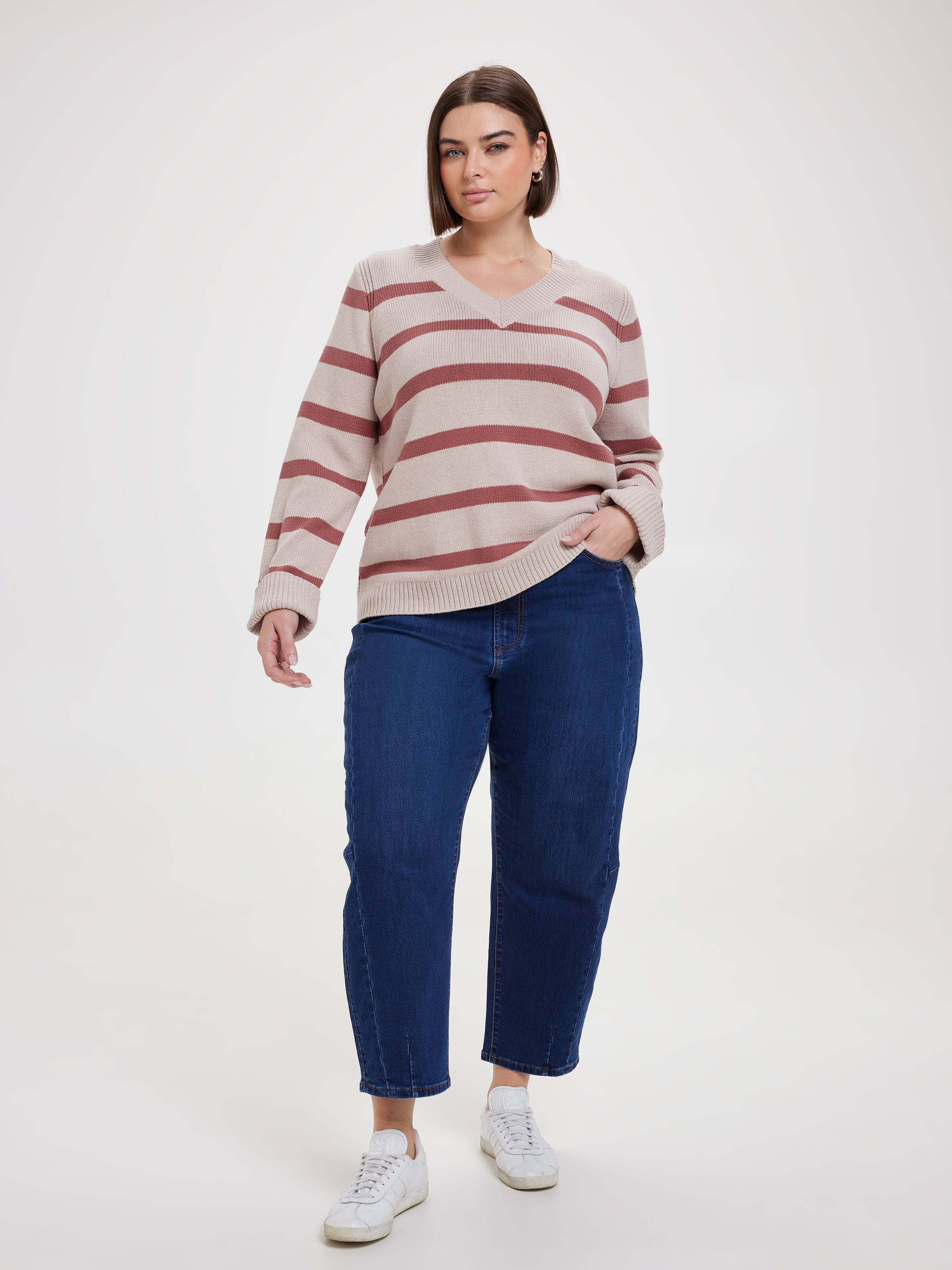 Curve Dakota V Neck Pullover