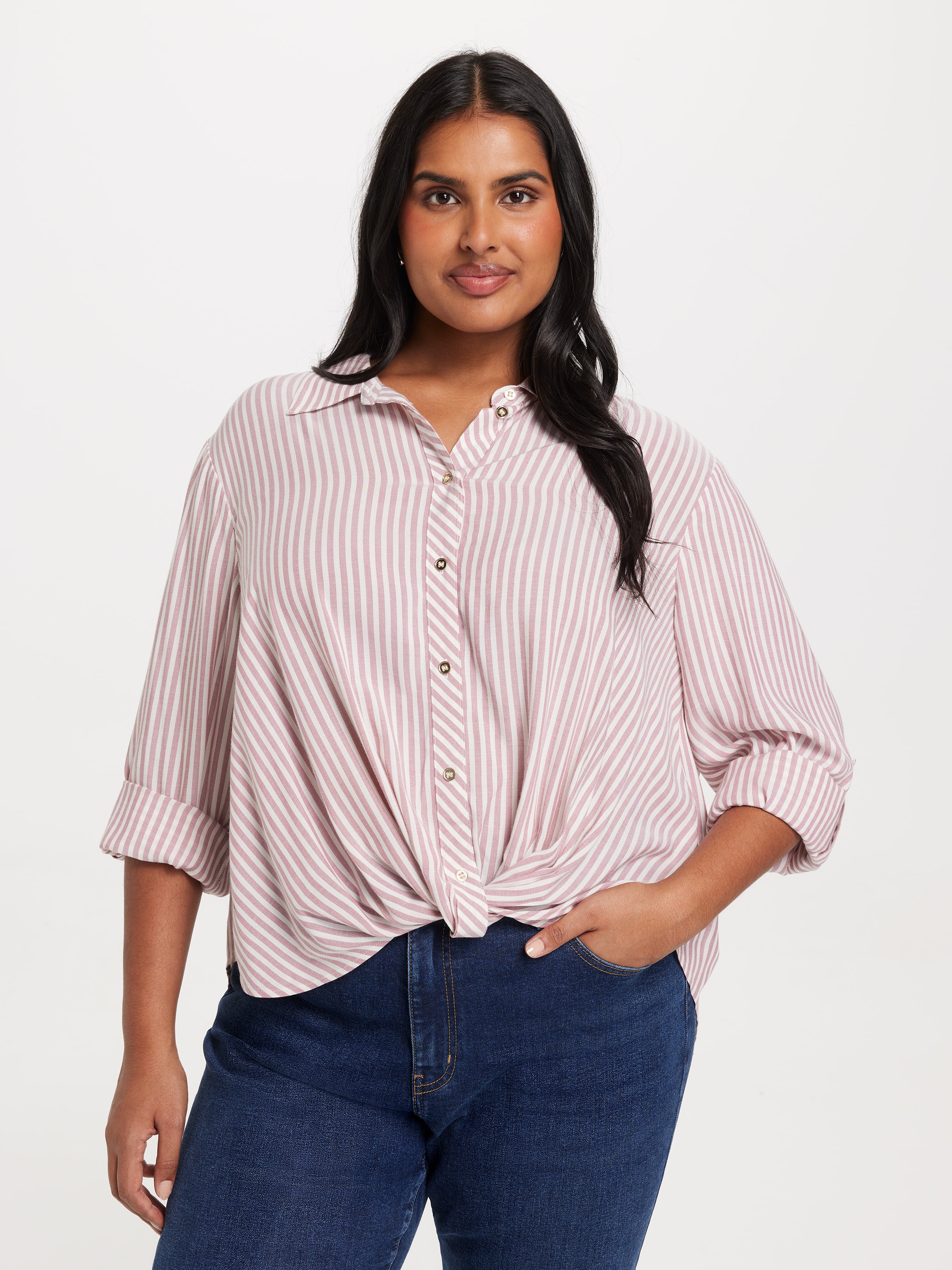 Curve Harper Wrap Shirt