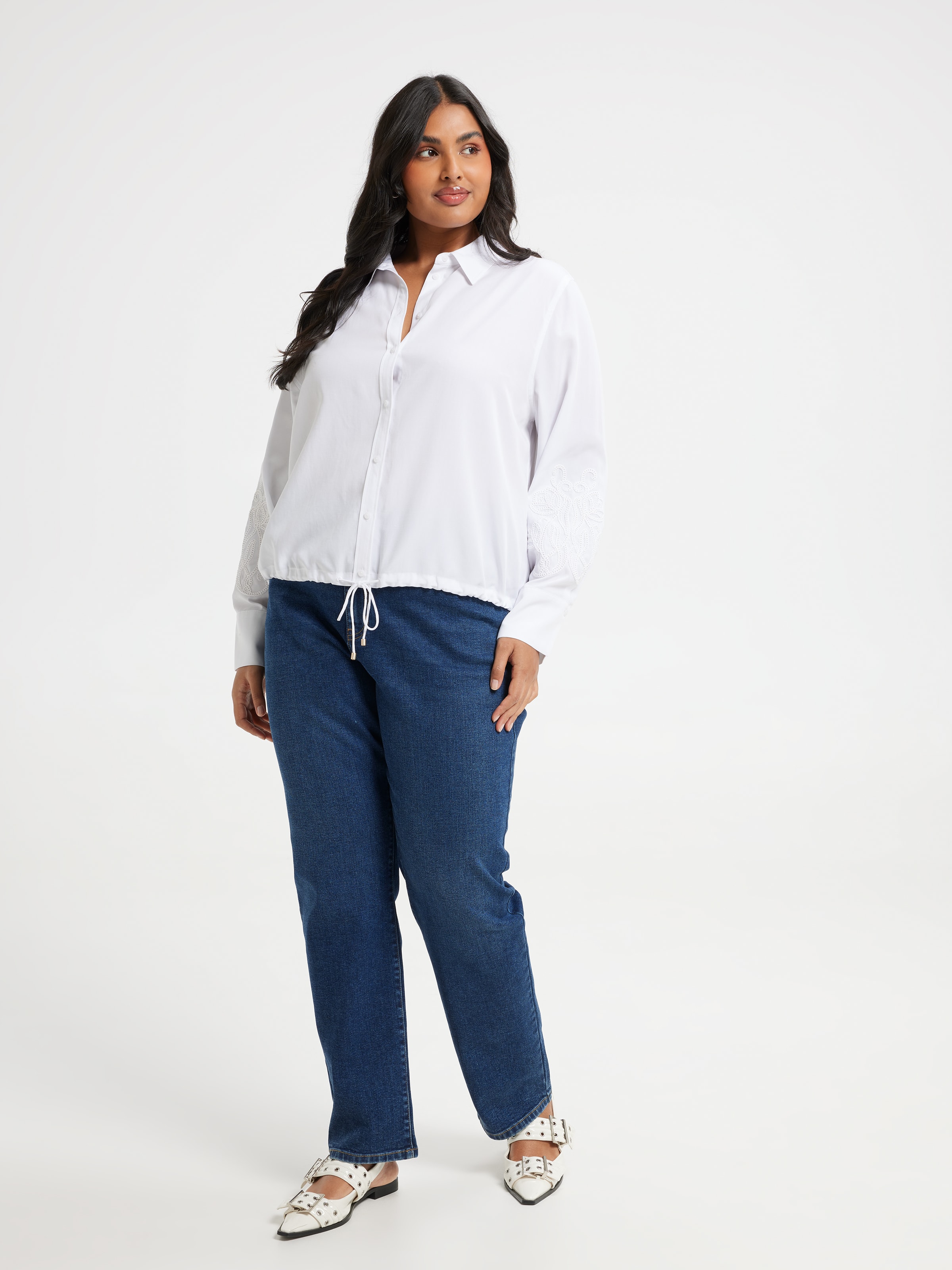 Curve Valerie Drawcord Shirt