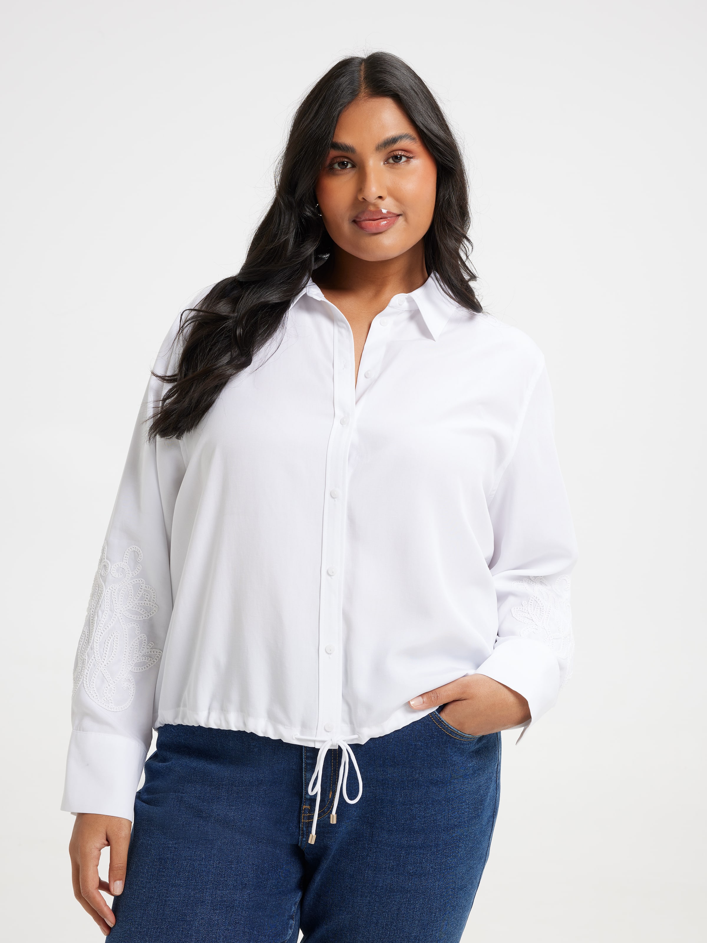 Curve Valerie Drawcord Shirt
