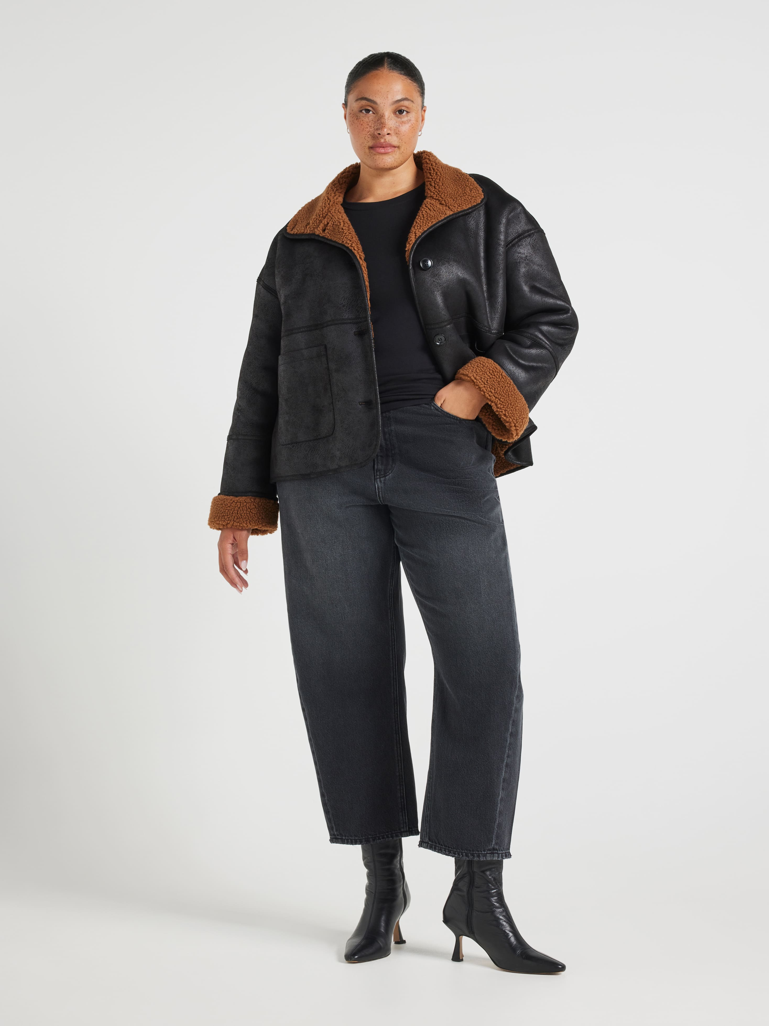 Curve Priscilla Shearling Jacket