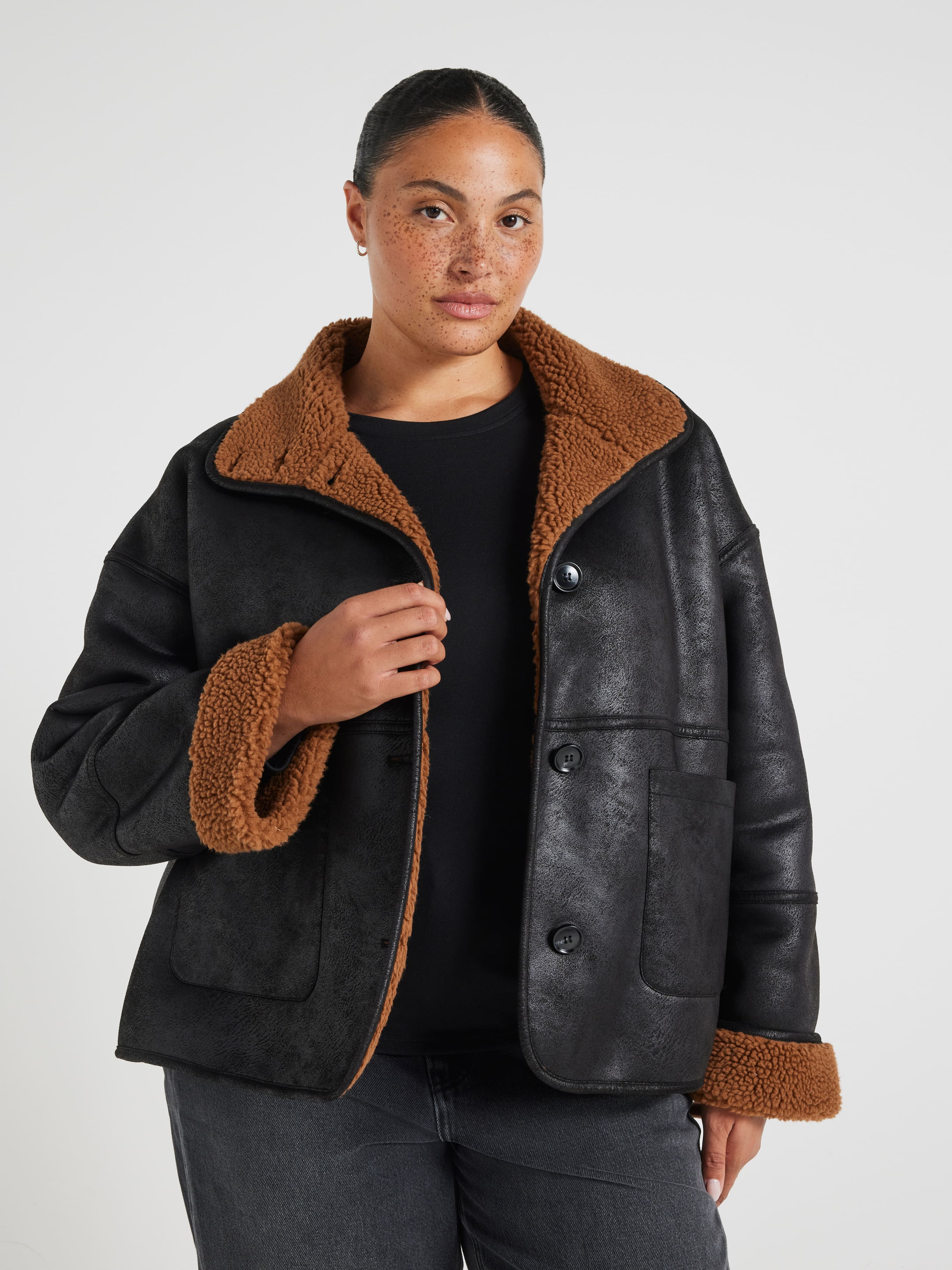 Curve Priscilla Shearling Jacket