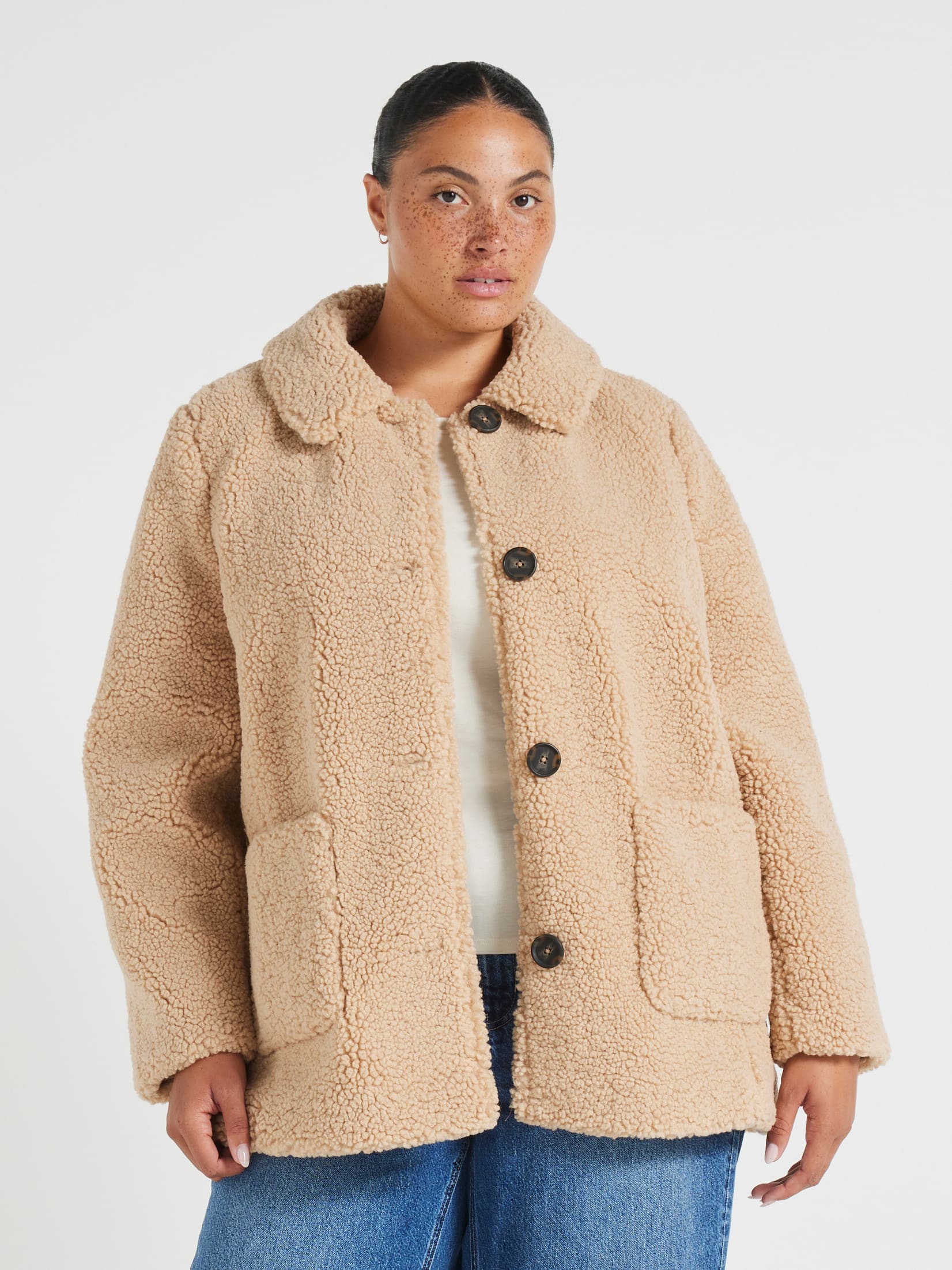 Curve Tessa Teddy Jacket