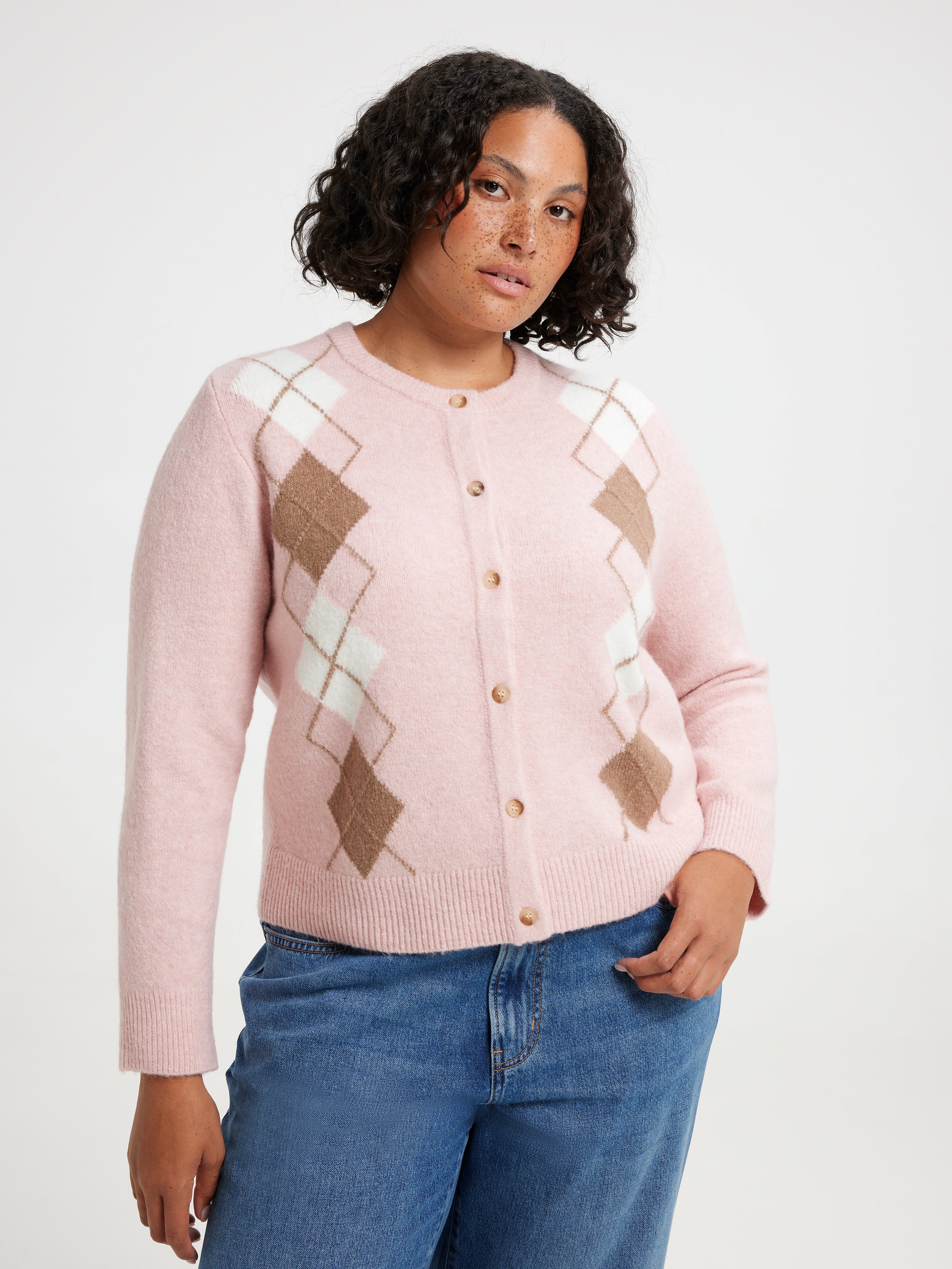 Liana Luxe Crew Neck Cardi