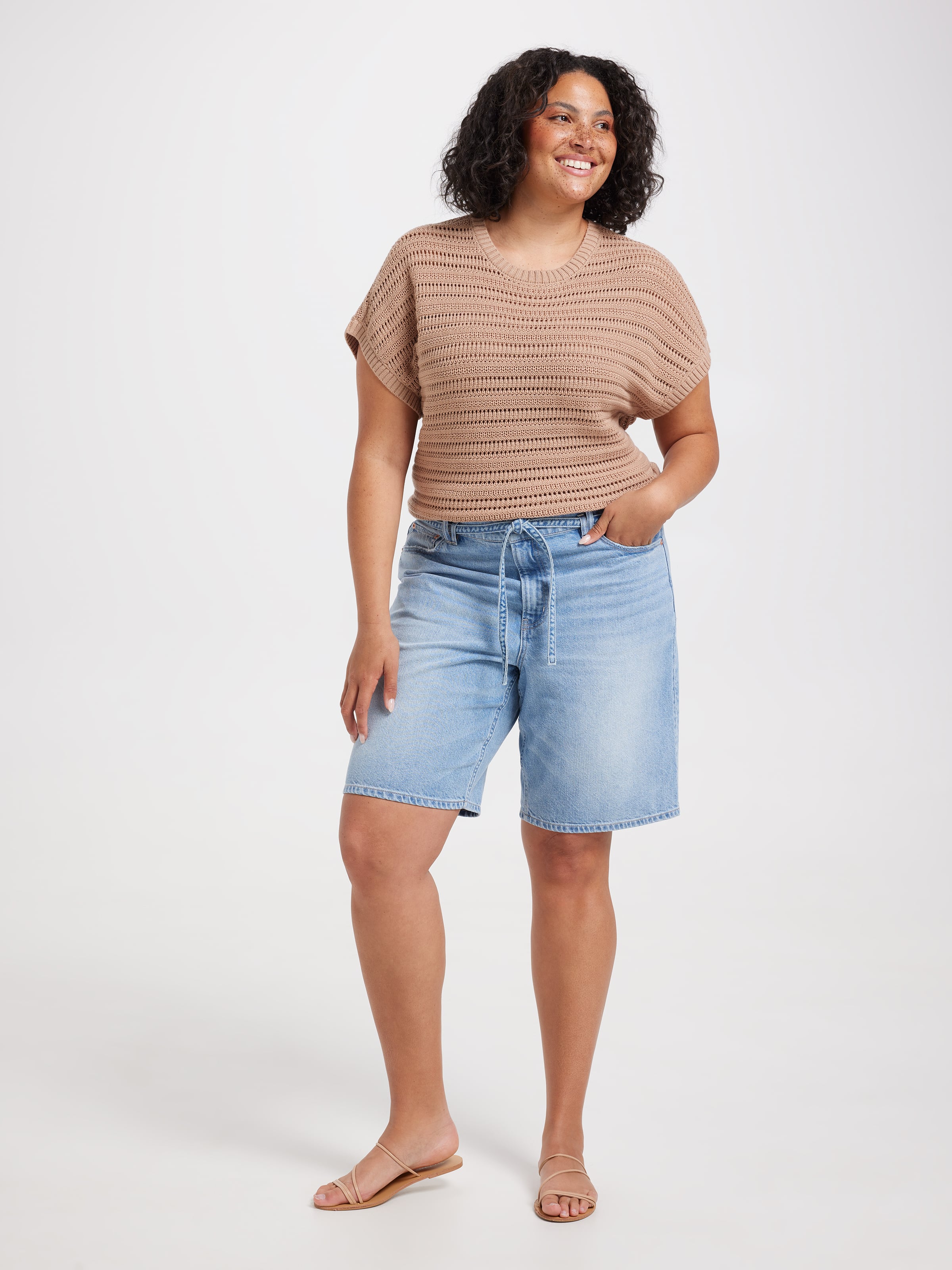 Kendall Extended Slv Knit Top