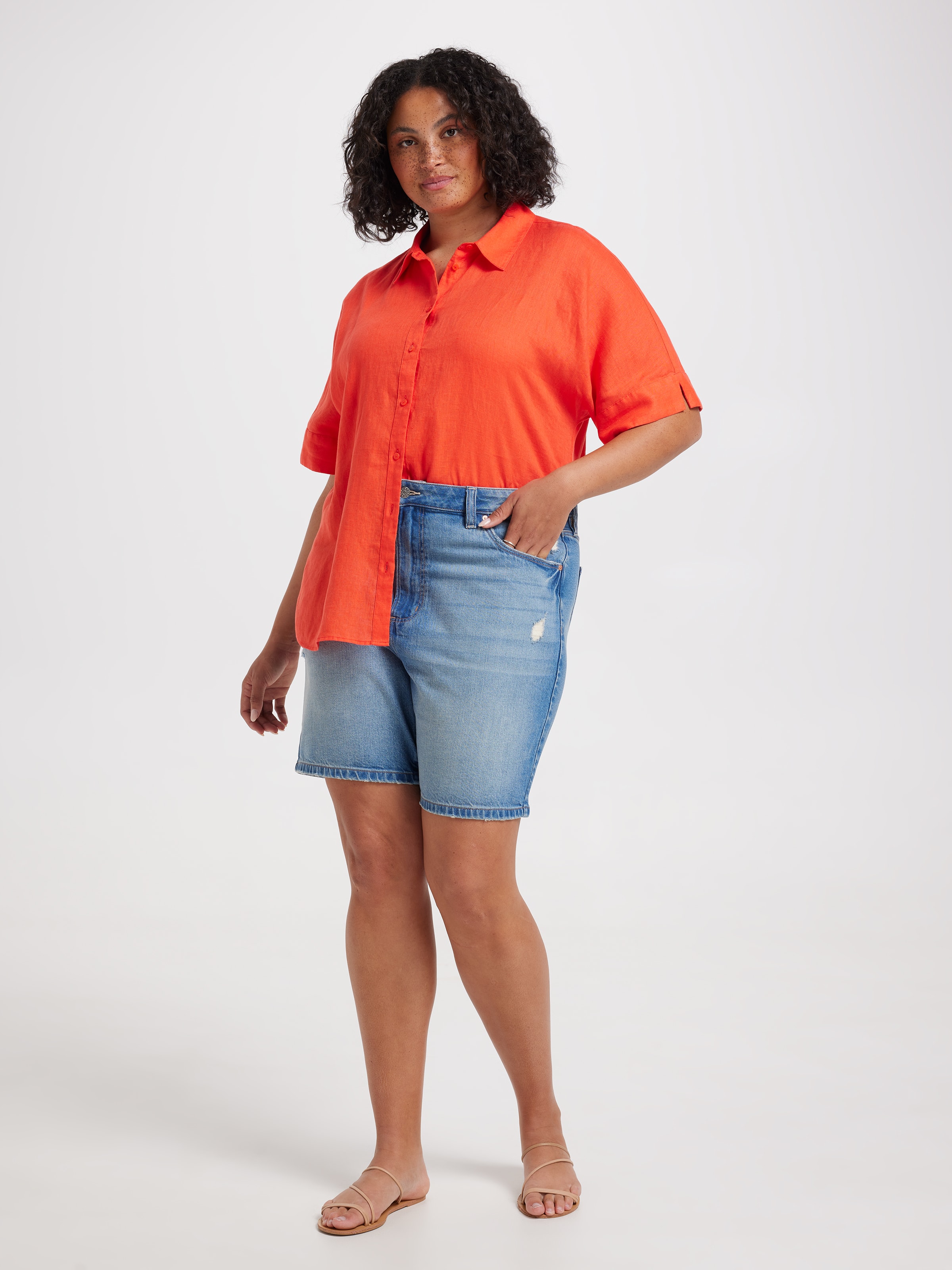 Curve Leslee Short Sleeve Shirt