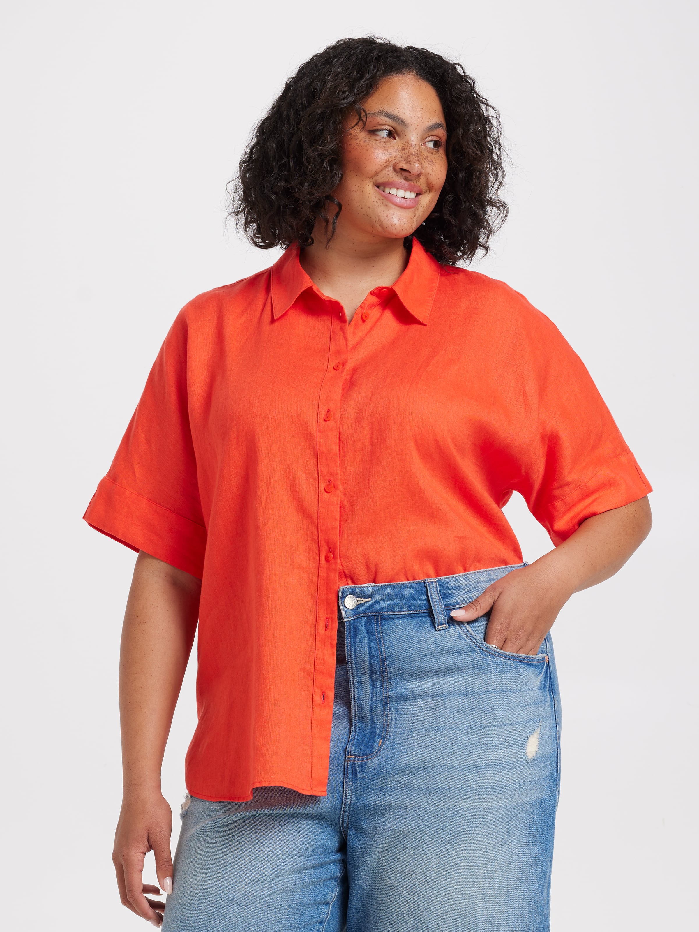 Curve Leslee Short Sleeve Shirt