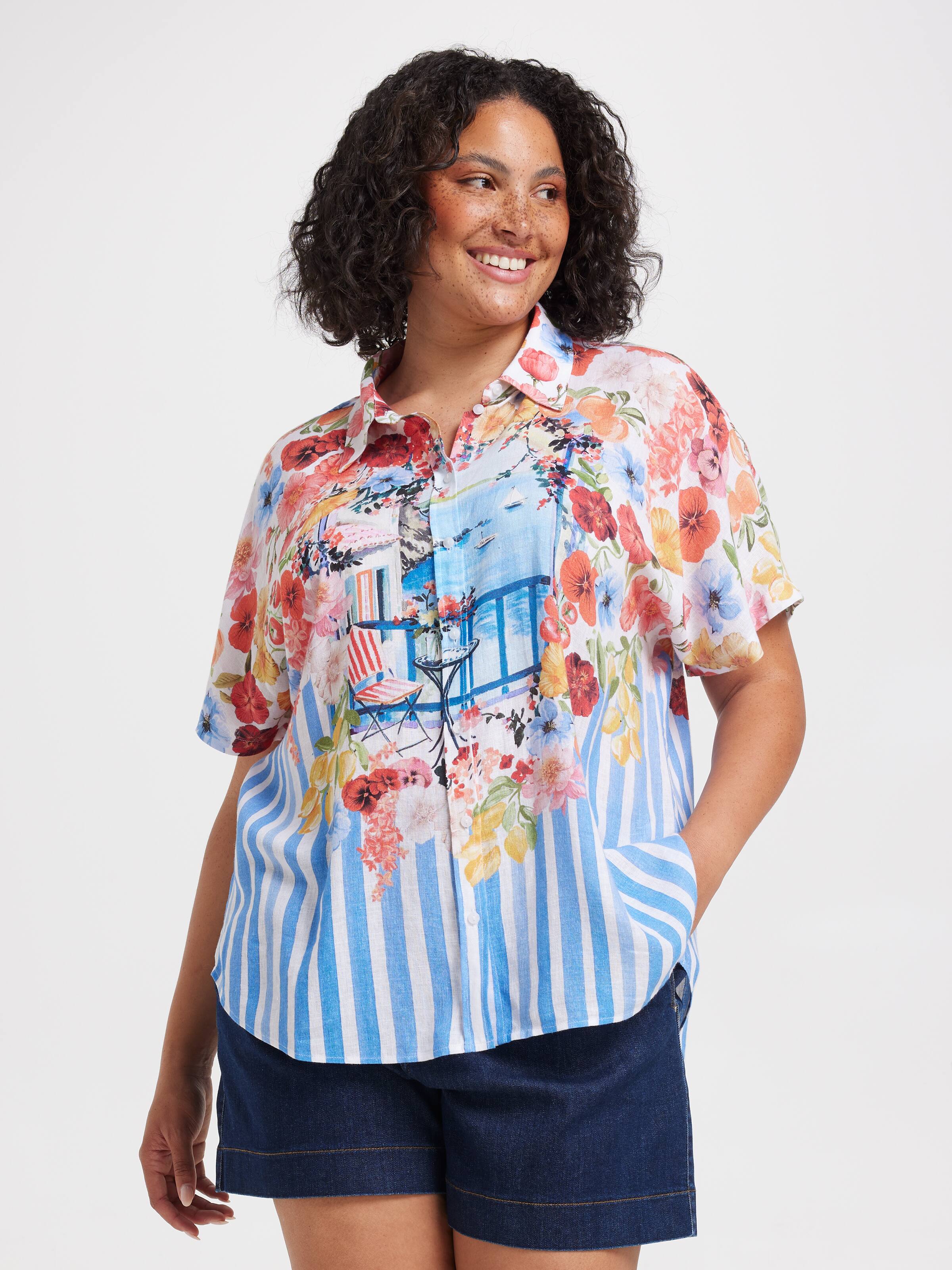 Curve Leslee Short Sleeve Shirt