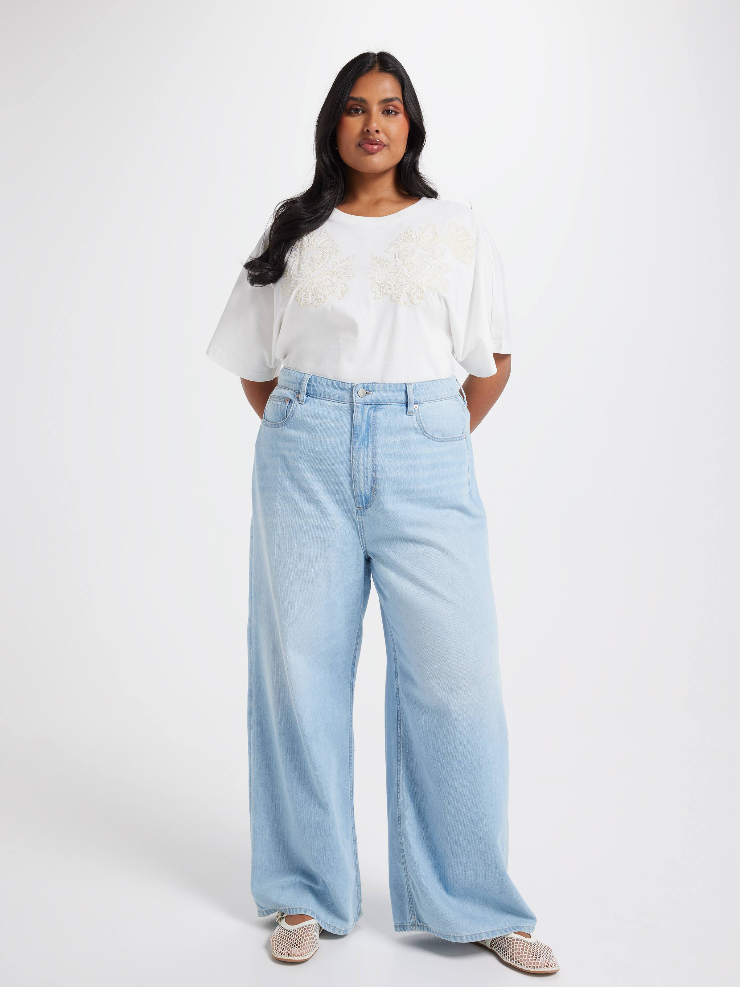 Curve Remi Cutwork Dolman Top