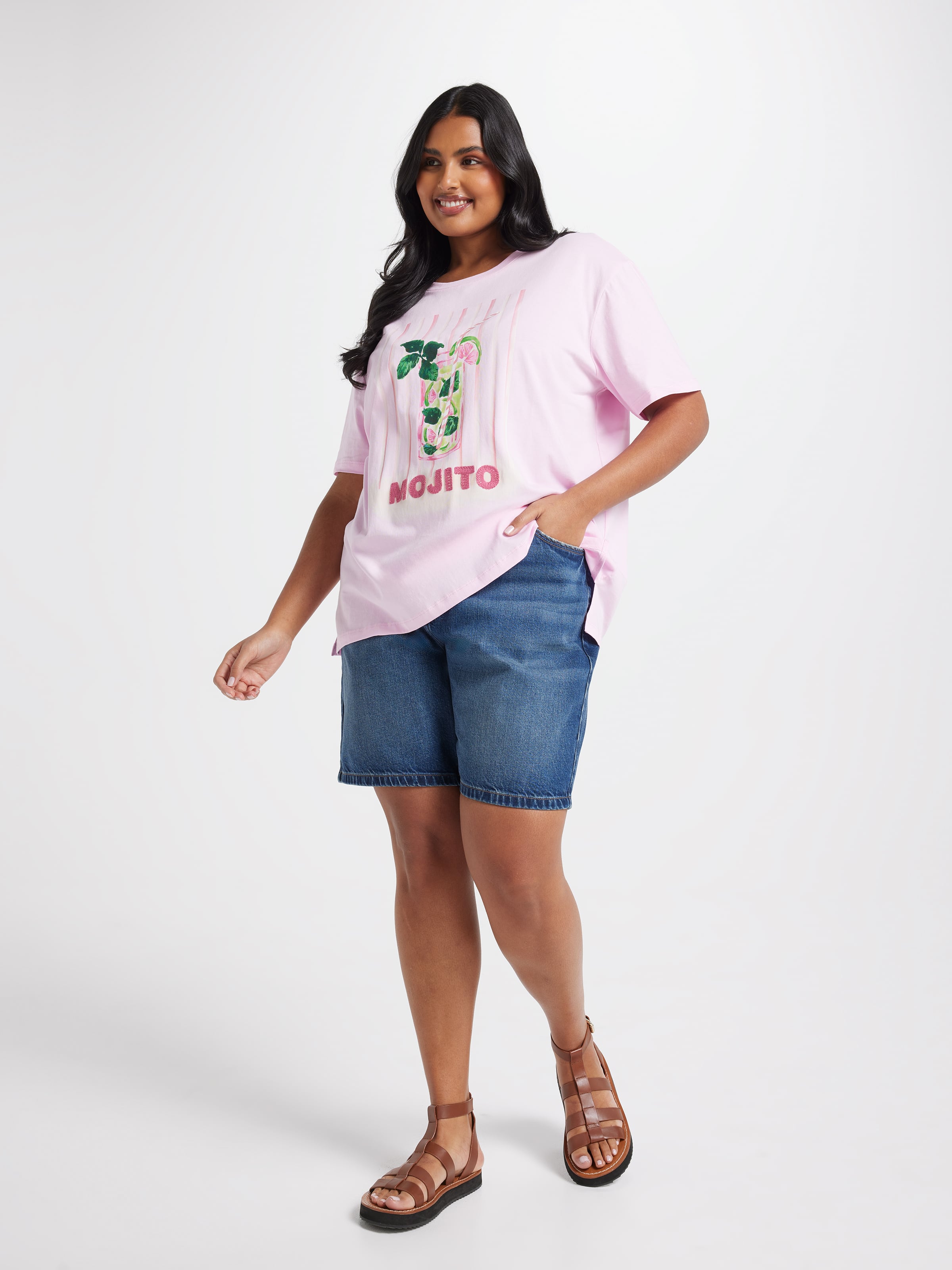 Curve Antonia Oversized Graphic Tee