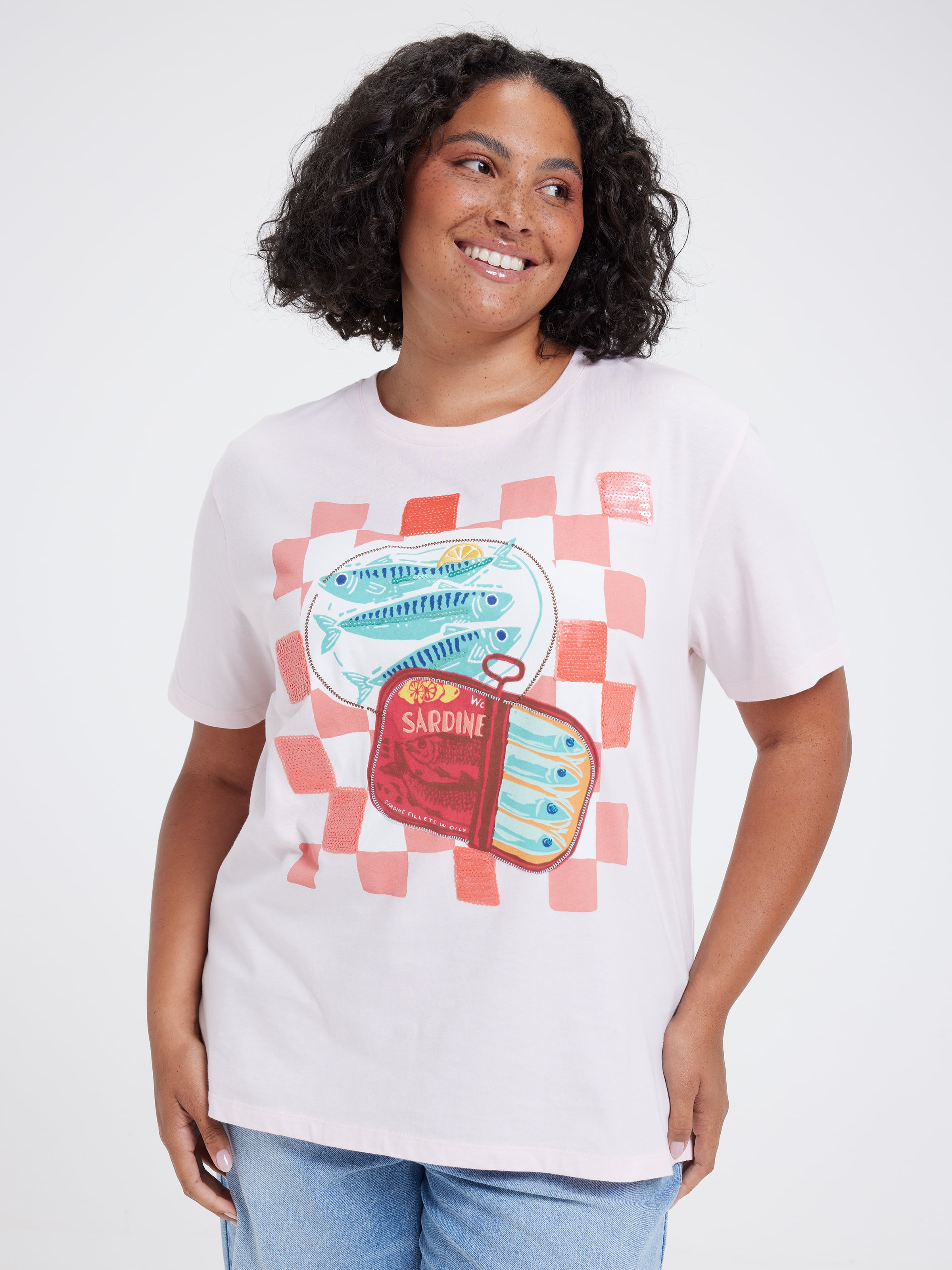 Curve Antonia Oversized Graphic Tee