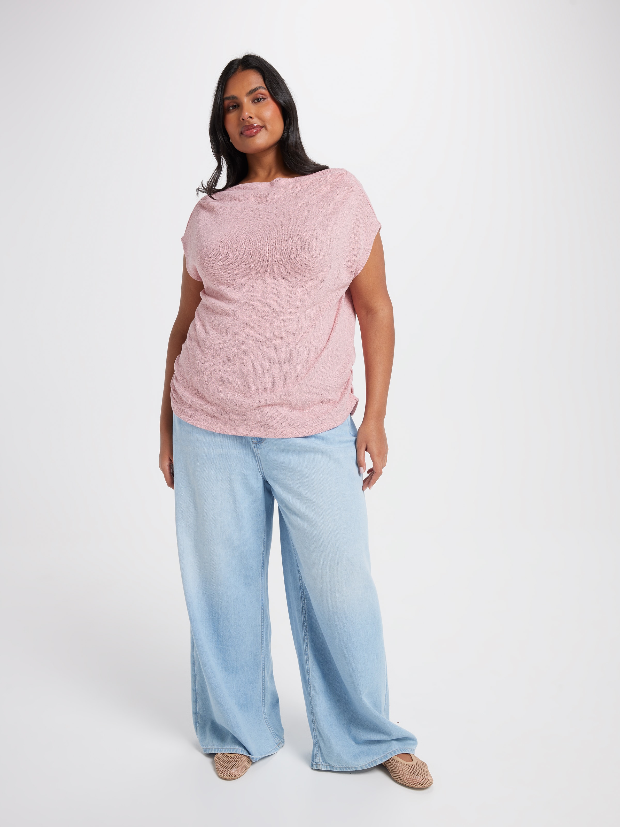 Curve Jackie Cowl Neck Top