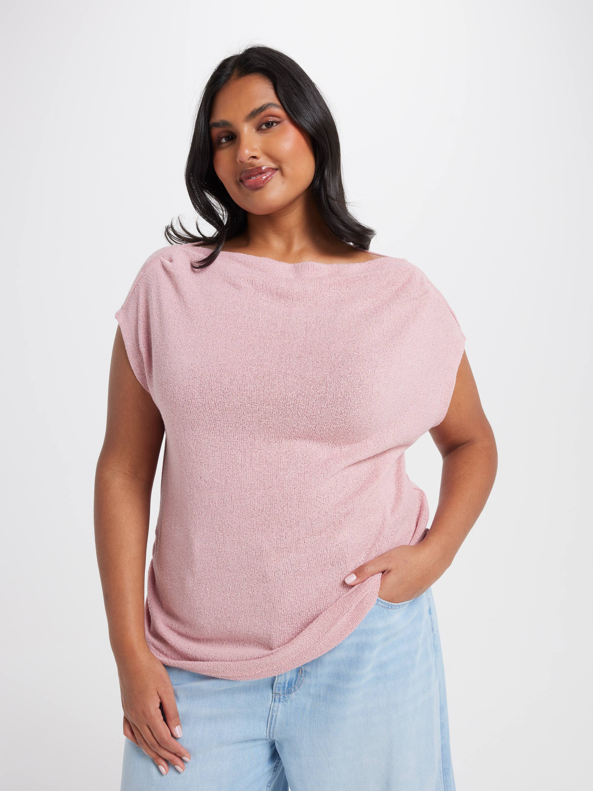 Curve Jackie Cowl Neck Top