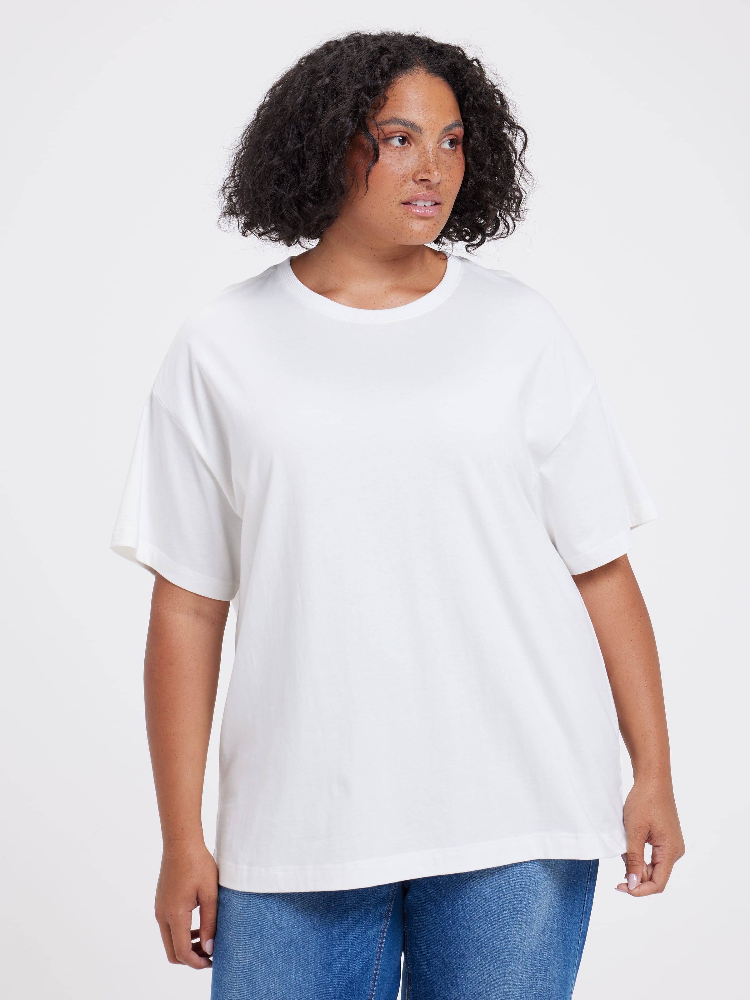 Curve Oversized Relaxed Tee