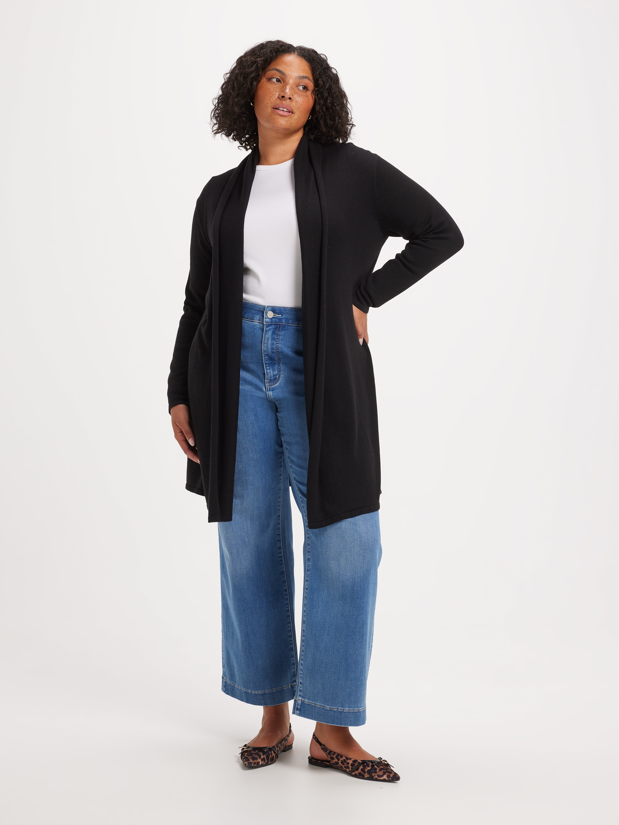 Curve Jennifer Midi Shawl Cardi