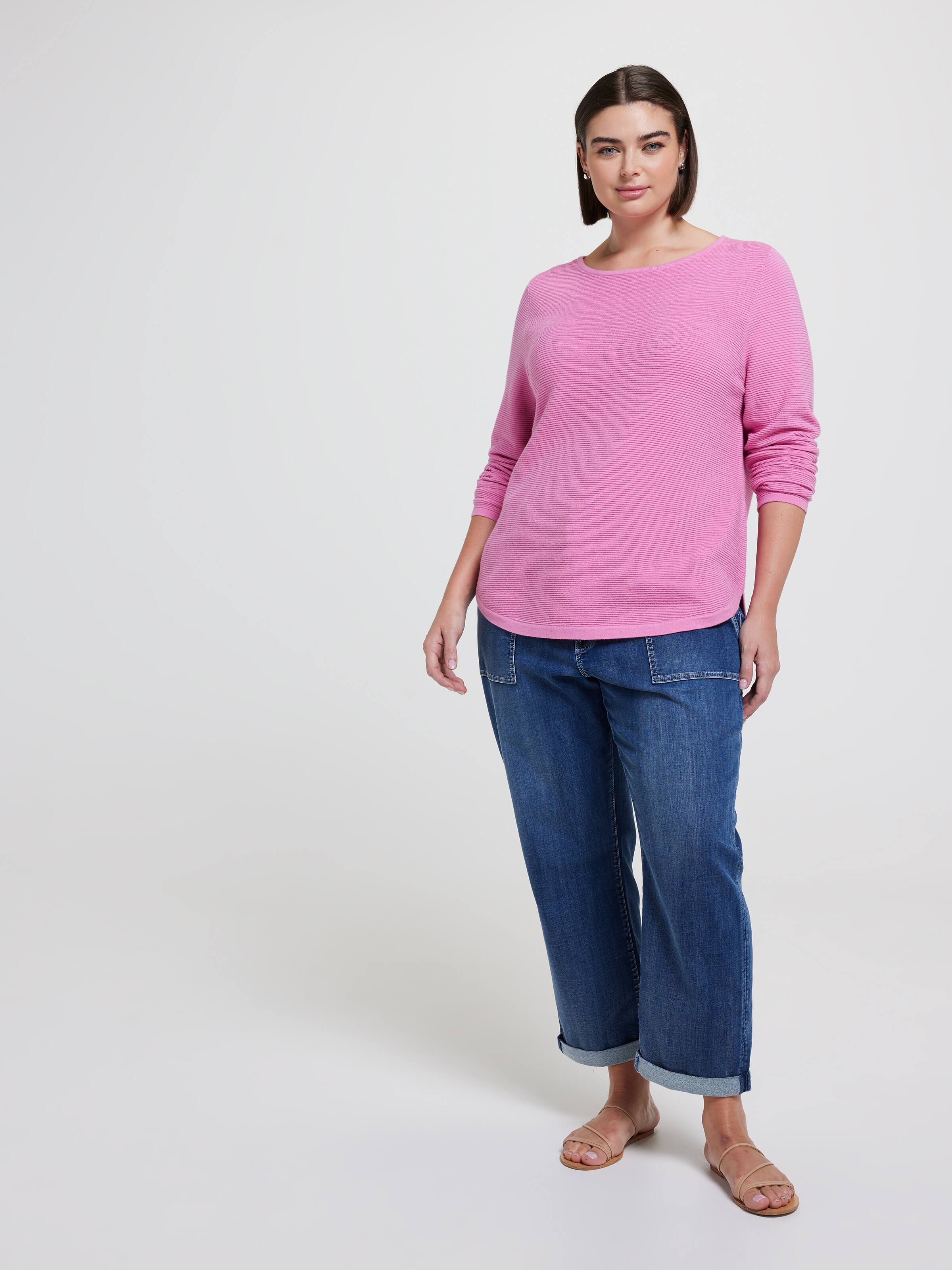 Curve Millie Ottoman Scoop Pullover