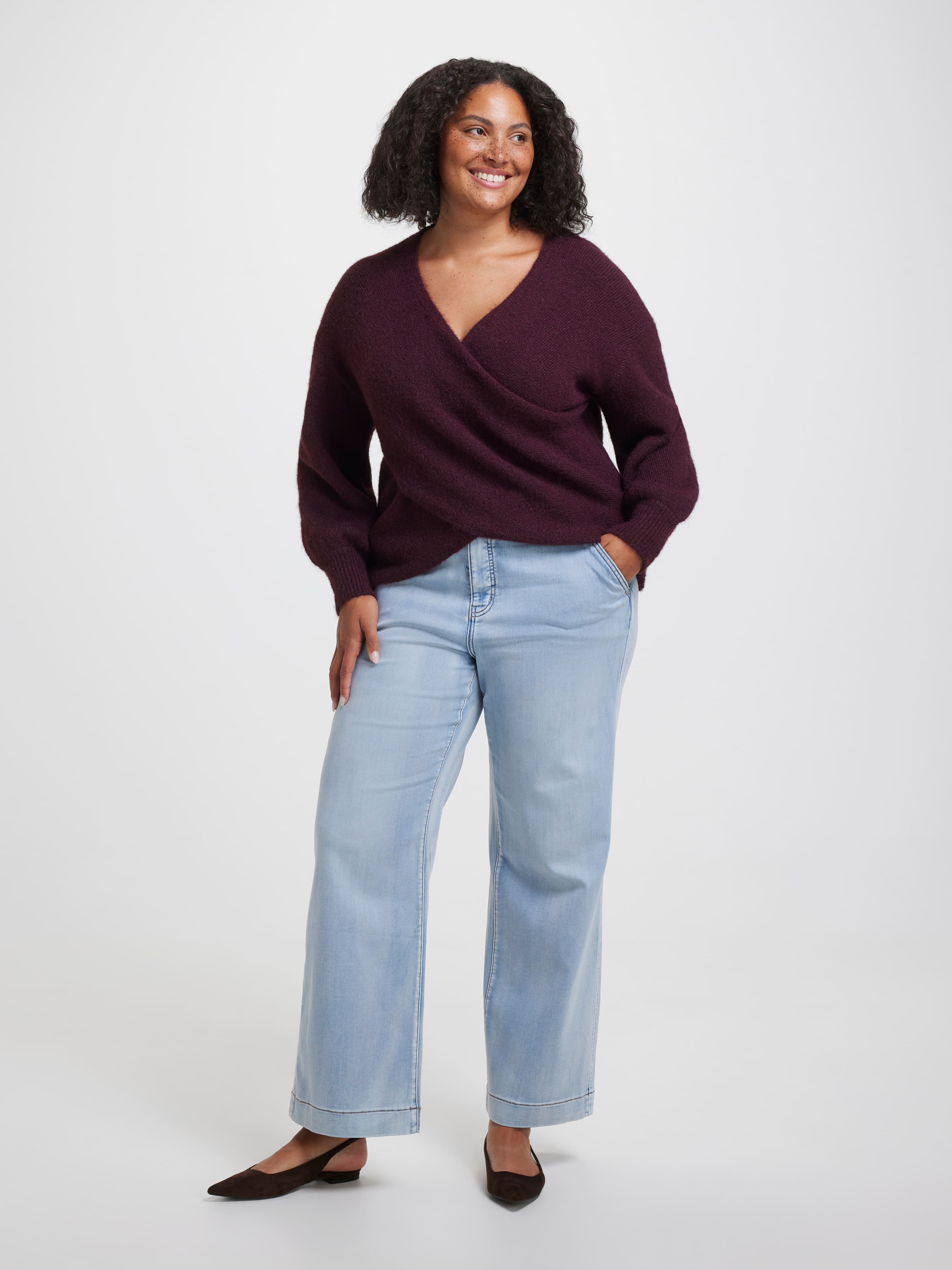 Curve Vanessa Wrap Pullover