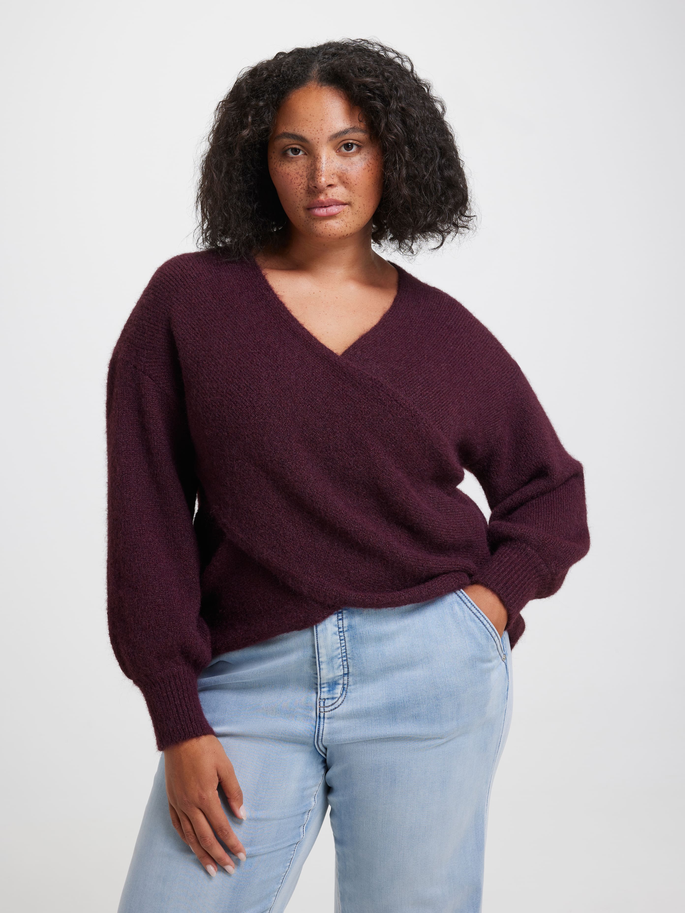 Curve Vanessa Wrap Pullover