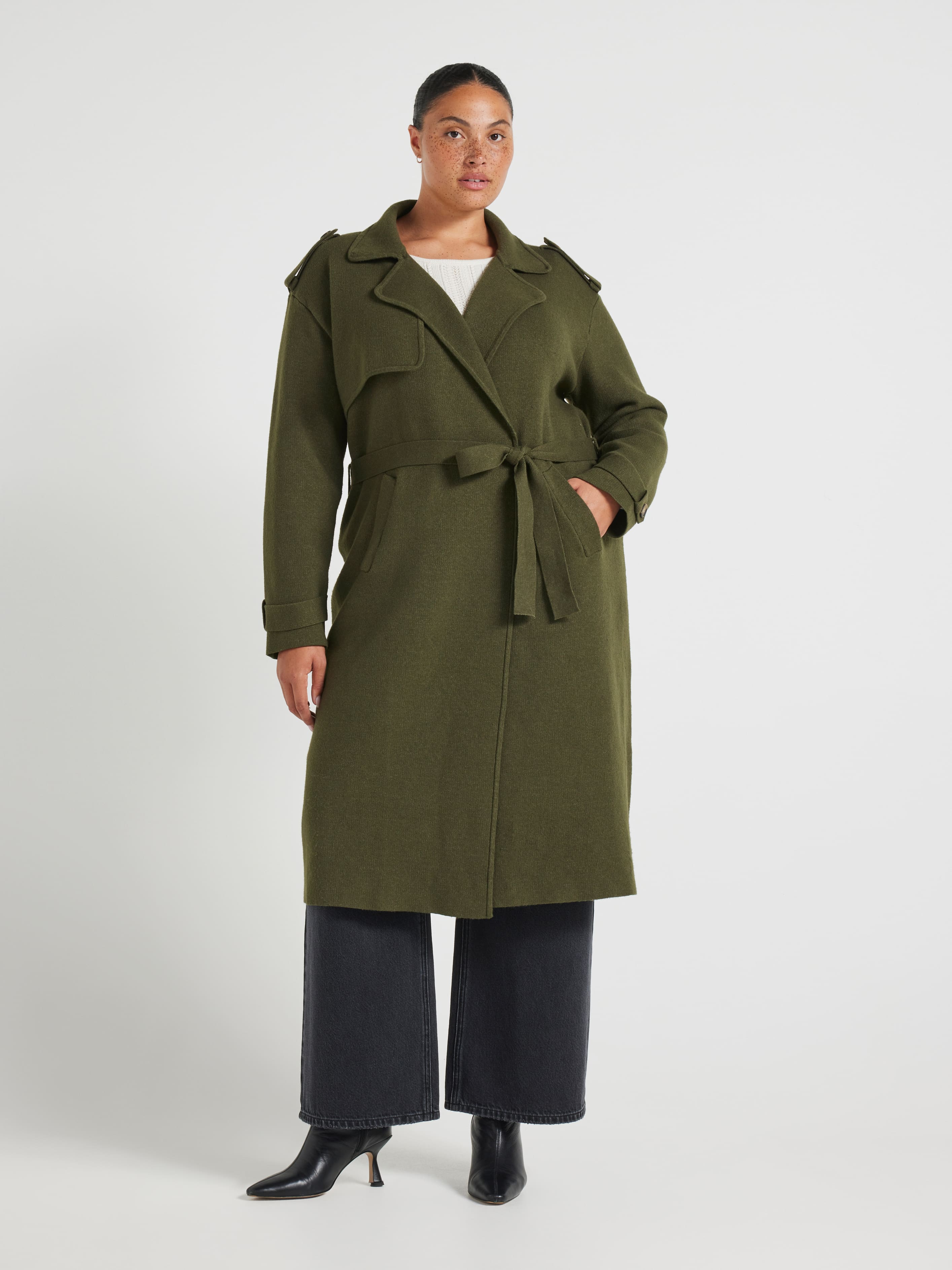 Curve Anneliese Trench Wrap Coatigan