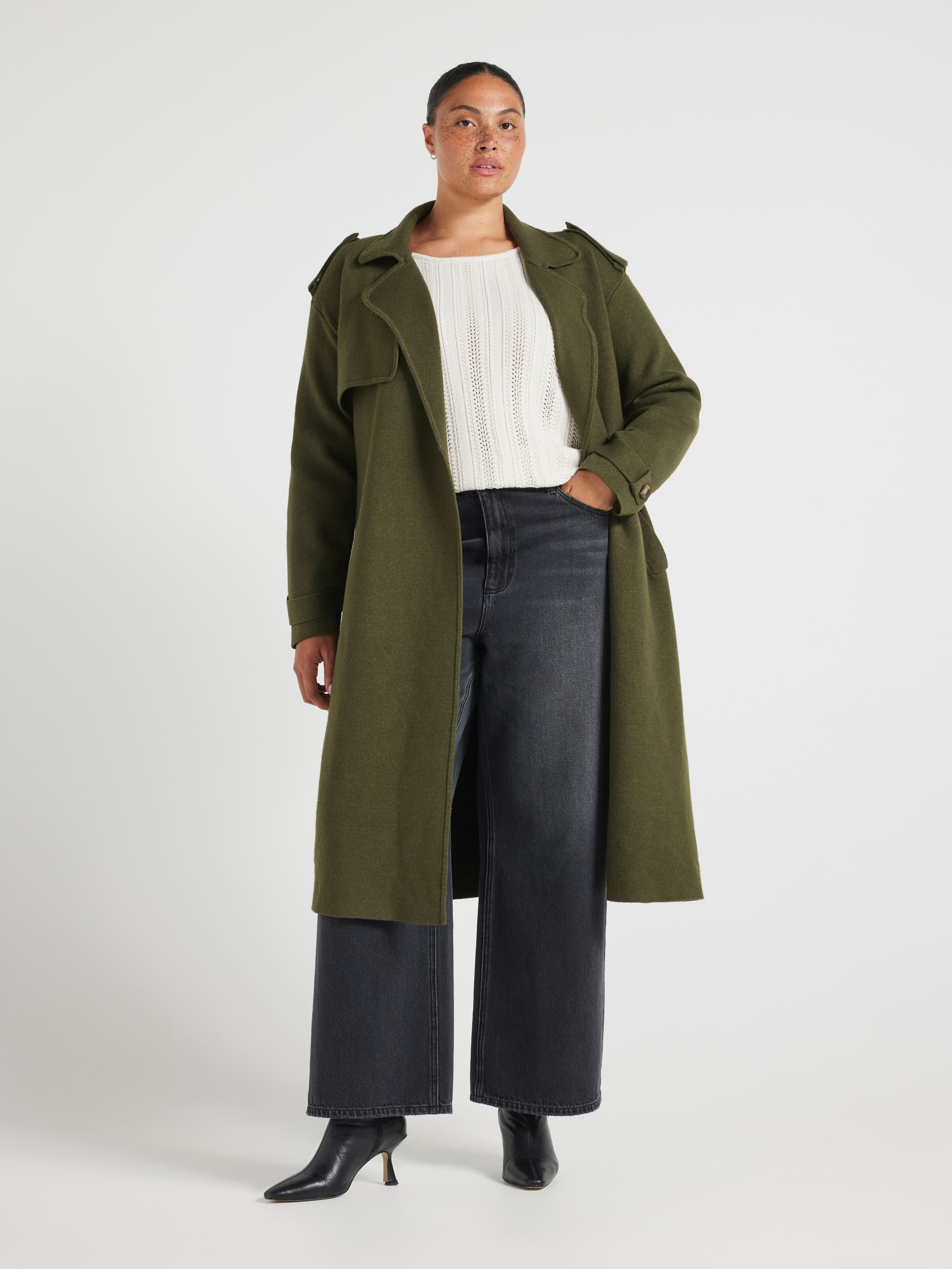 Curve Anneliese Trench Wrap Coatigan