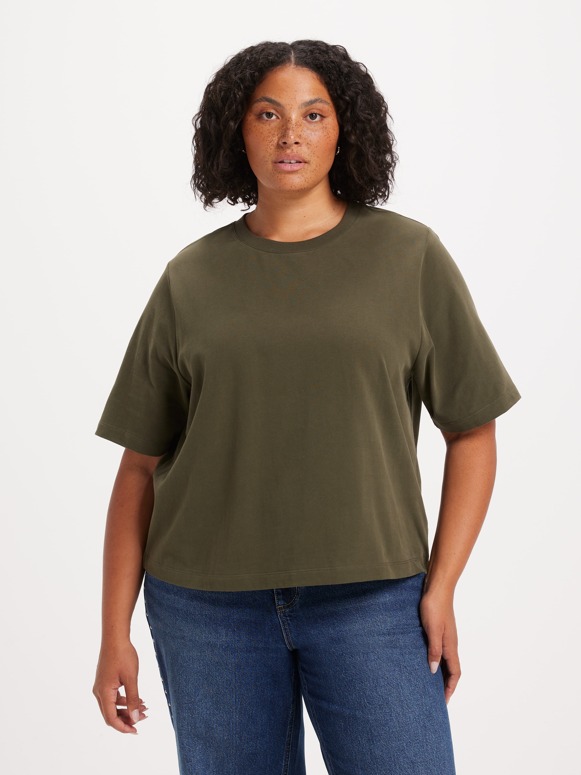 Curve Boxy Crop Tee