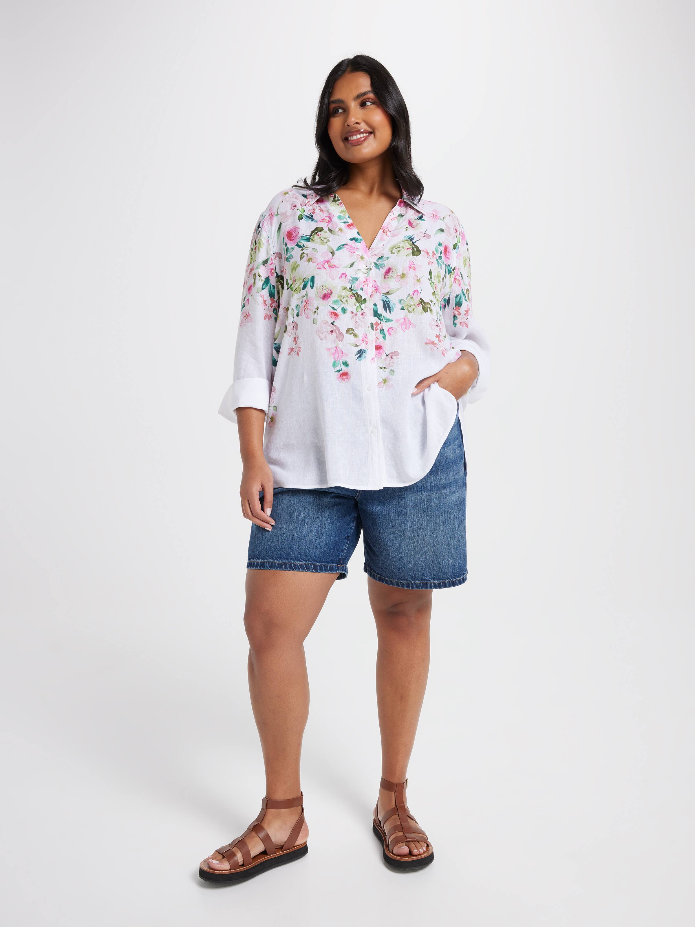 Curve Hamilton 3/4 Sleeve Shirt