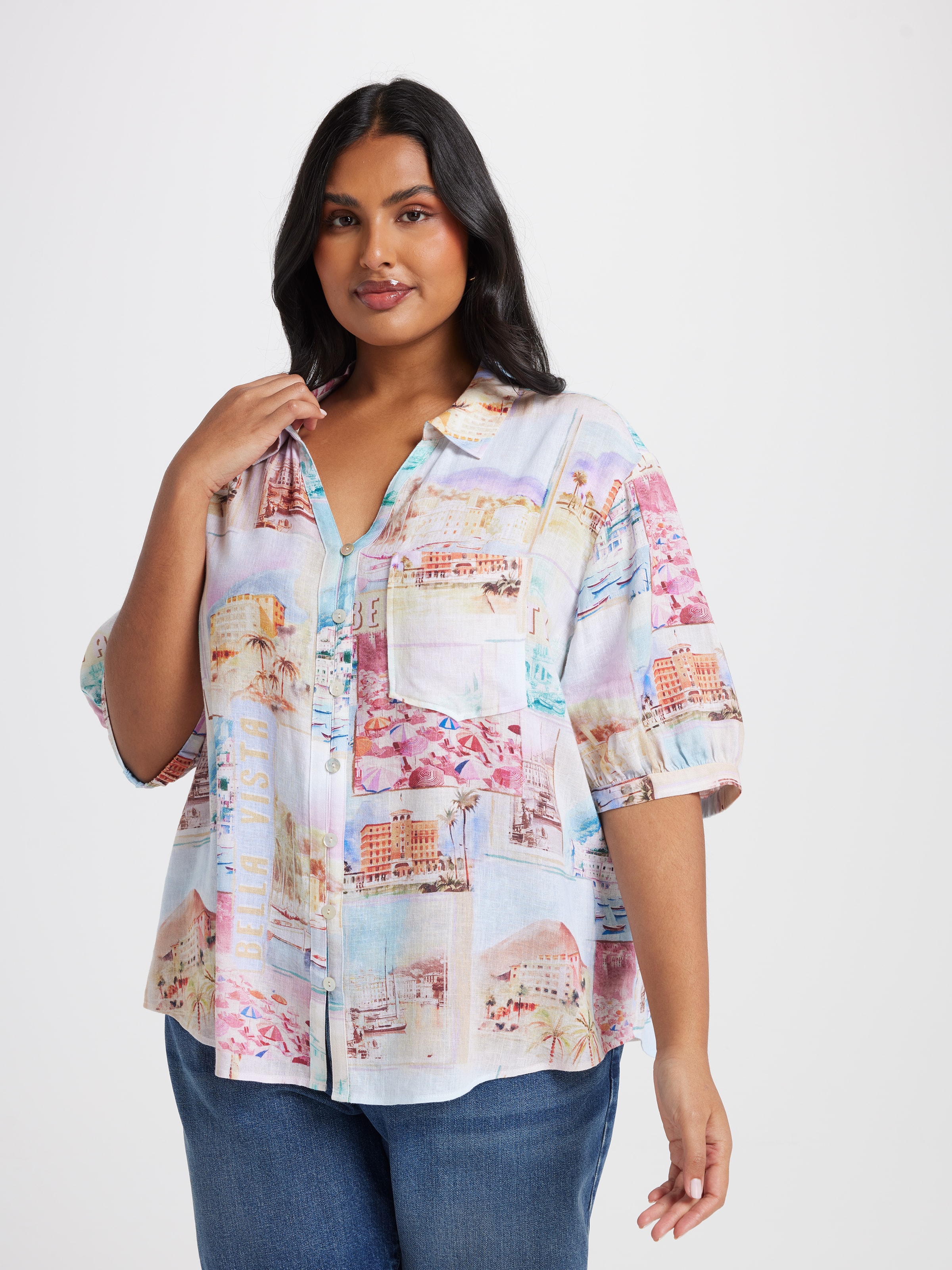 Curve Tyra Short Sleeve Shirt