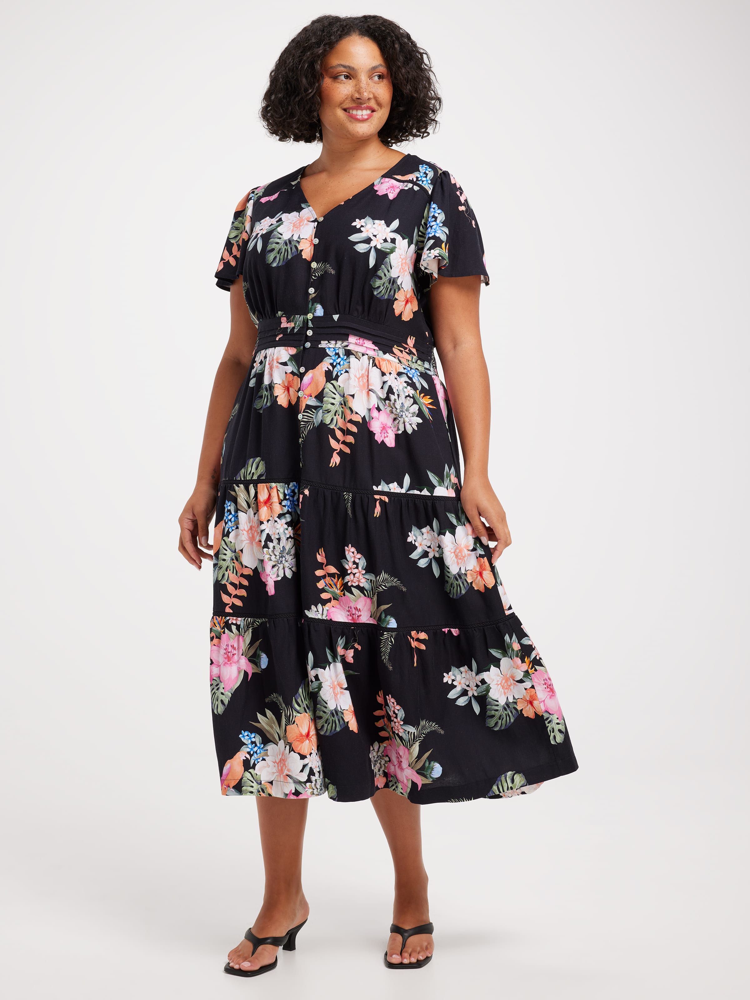 Curve Ayla Midi Dress