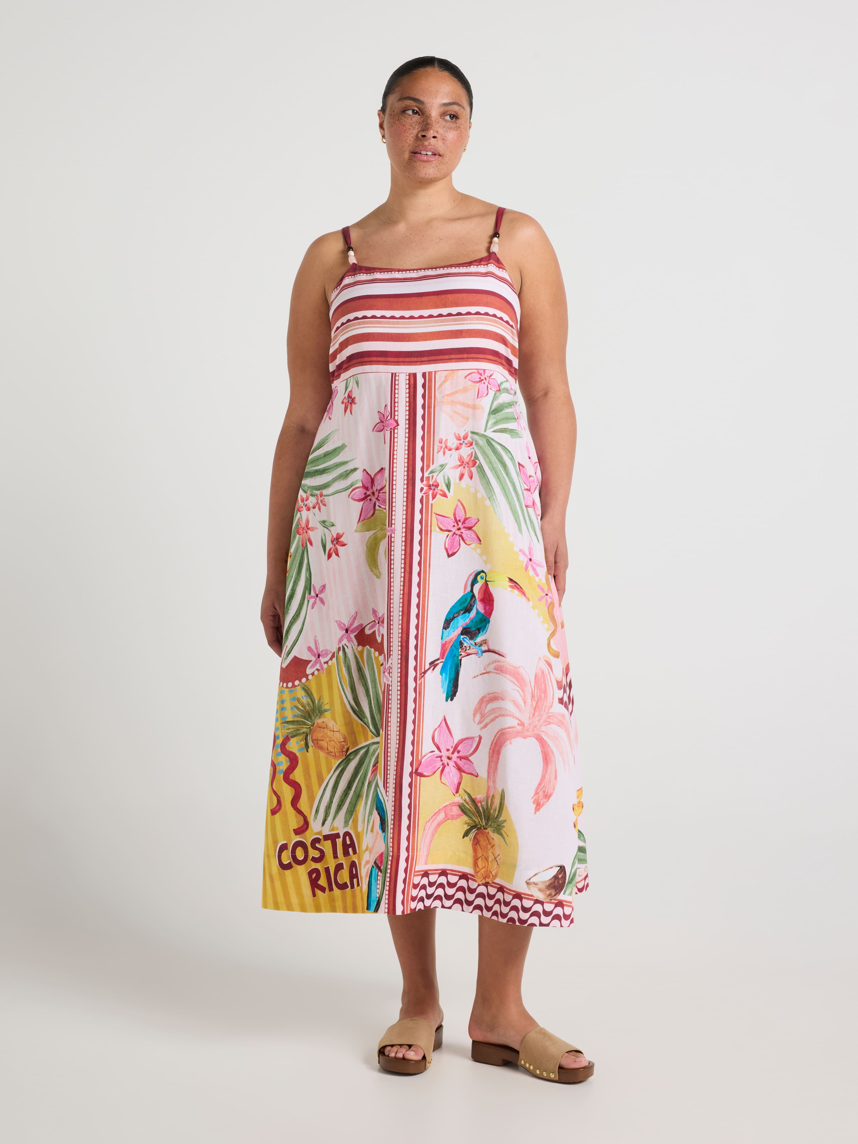 Curve Raquel Strappy Maxi Dress