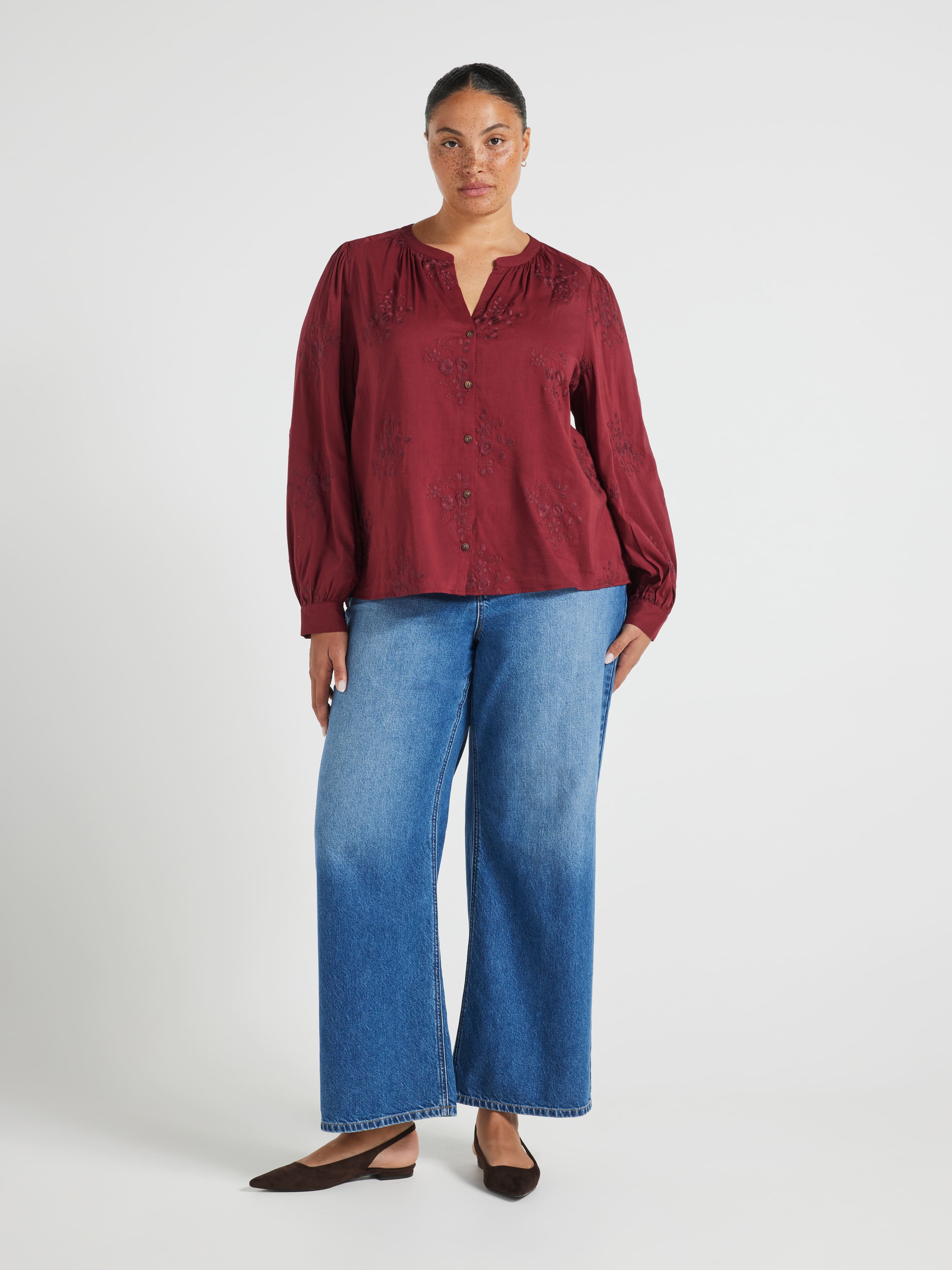 Curve Eloise Blouse