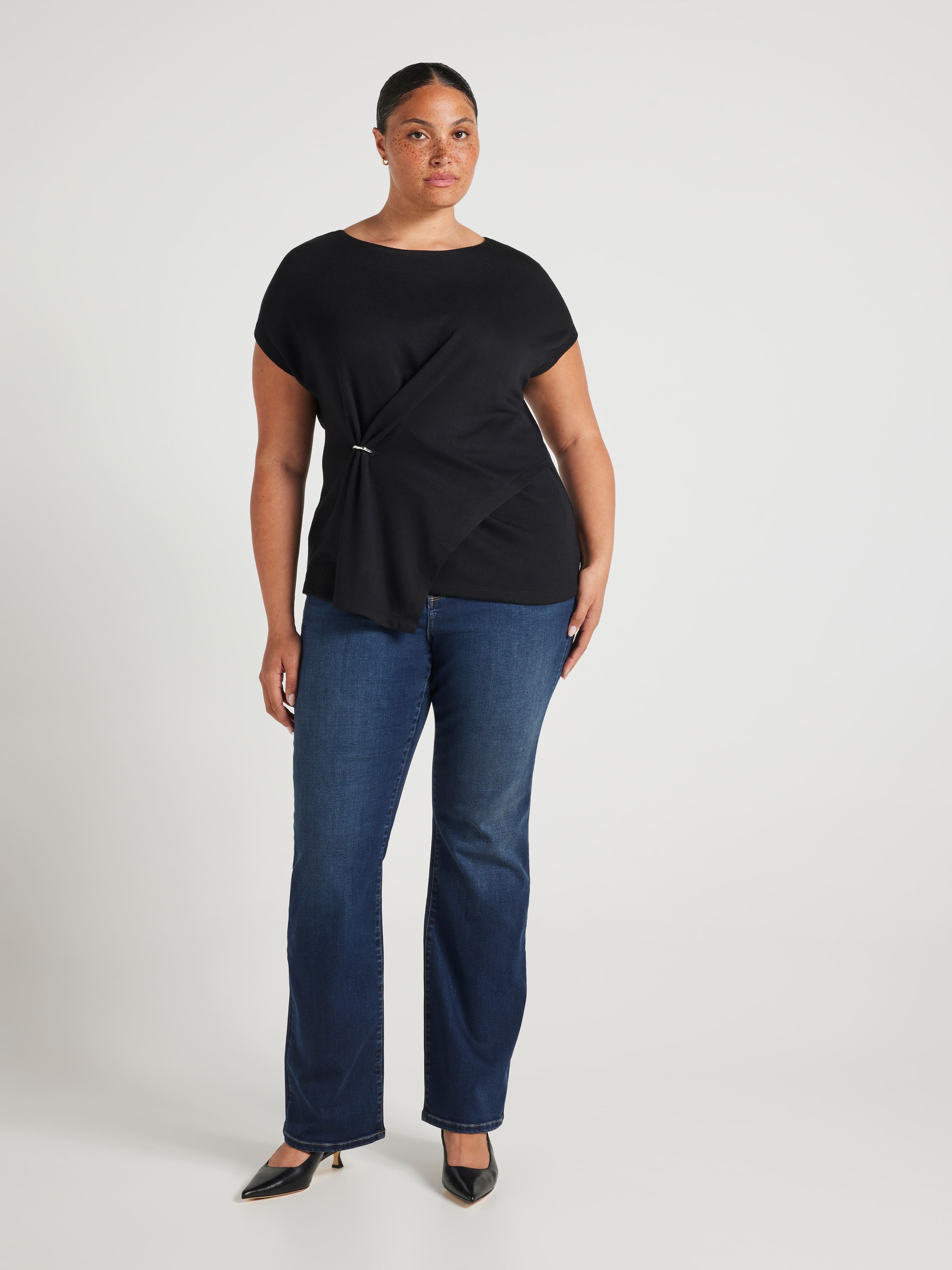 Curve Ophelia Drape Top