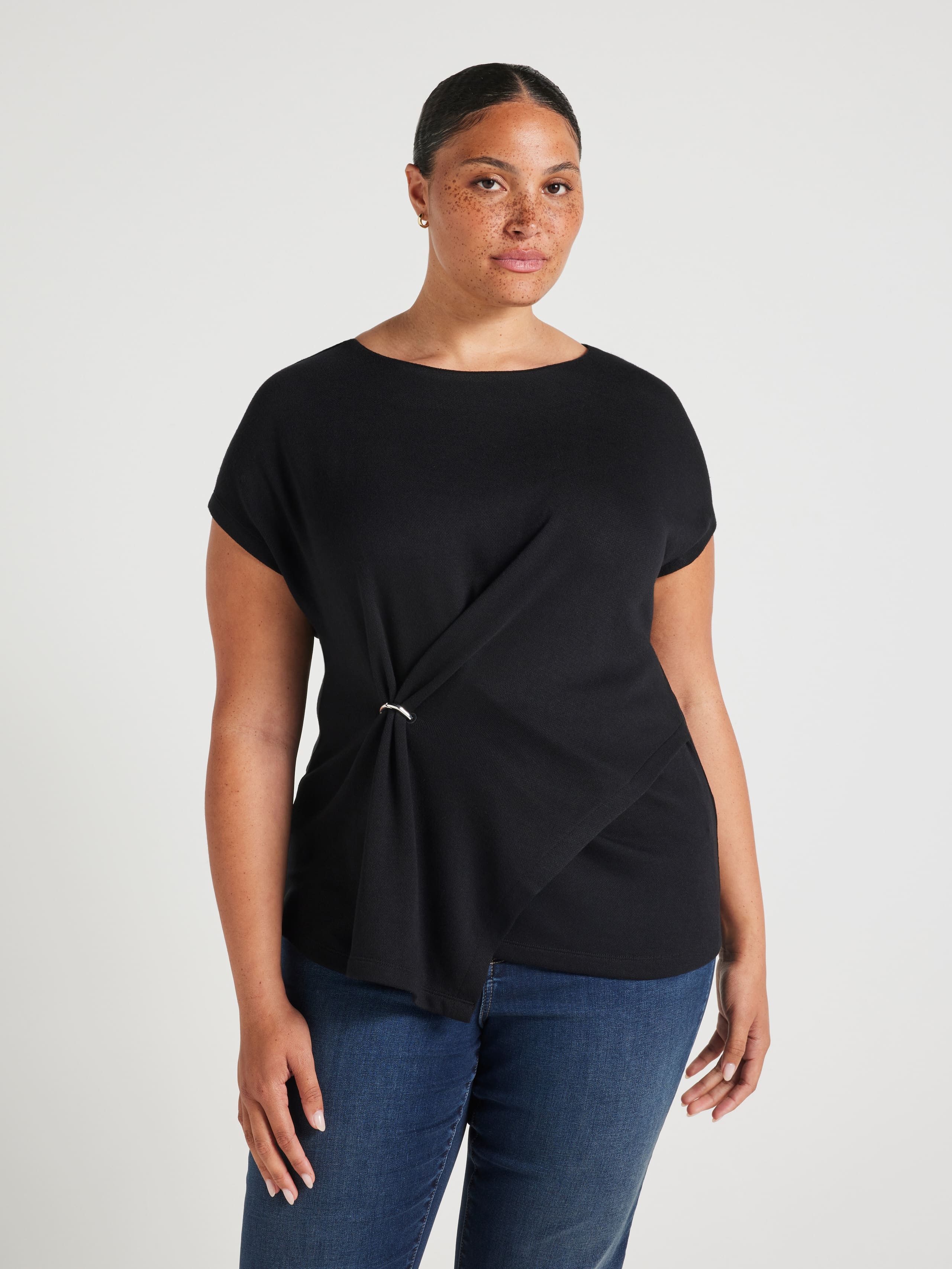Curve Ophelia Drape Top