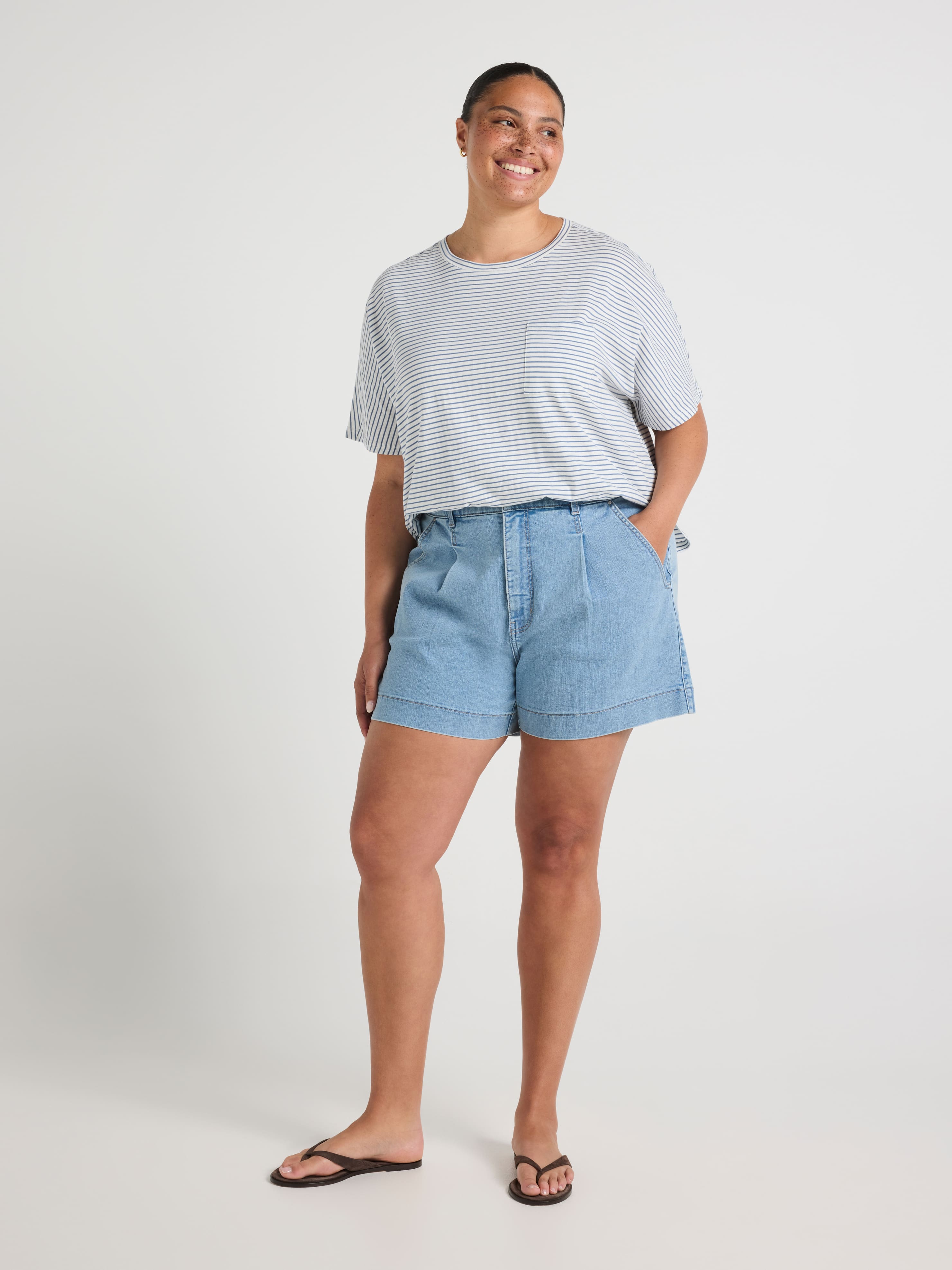 Curve Batwing Slub Tee