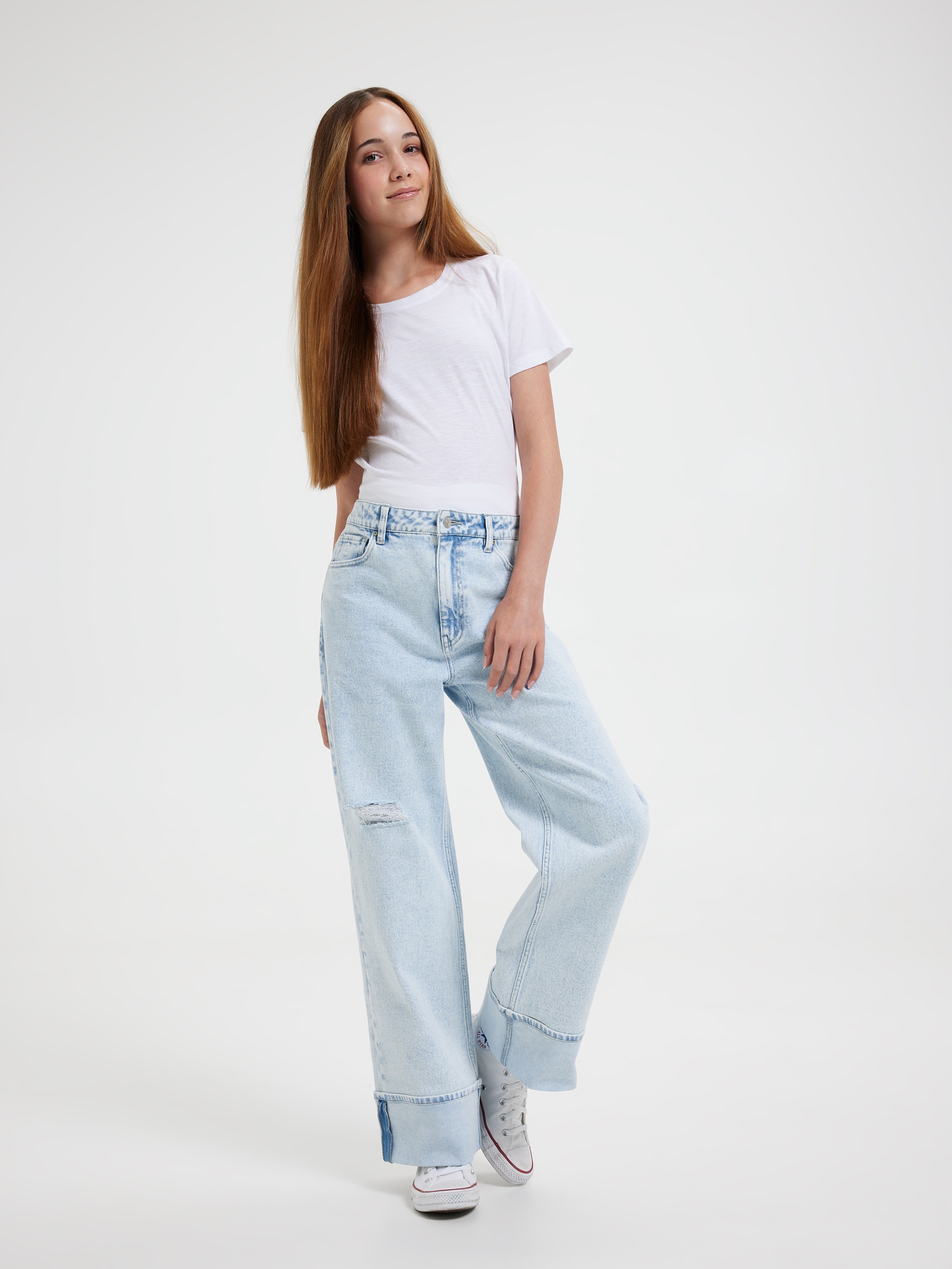 Image for Girls Harlow Turn Up Hem Jean from JustGroupNZ