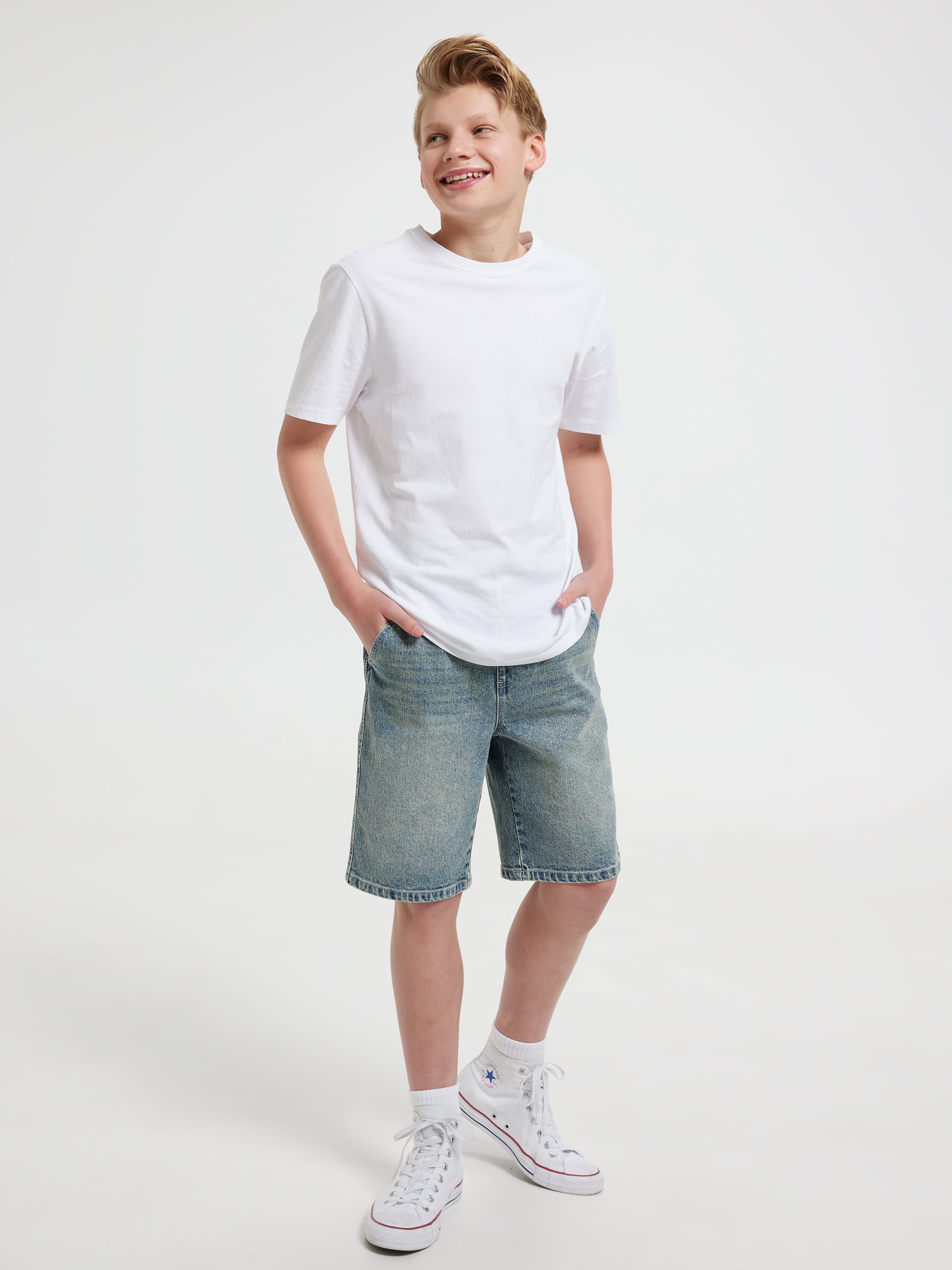 Boys Denim Jog Short