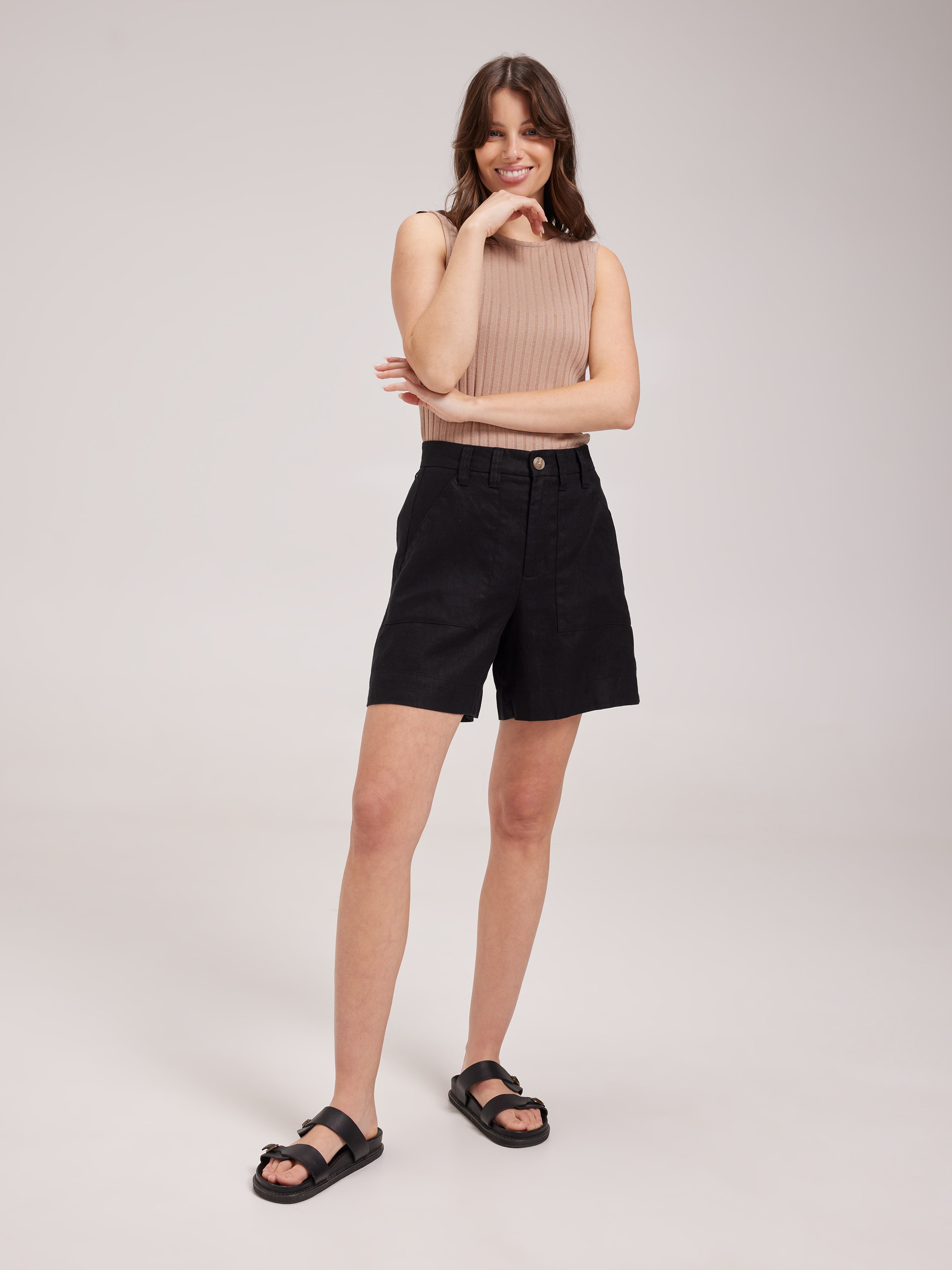 Linen Utility Short
