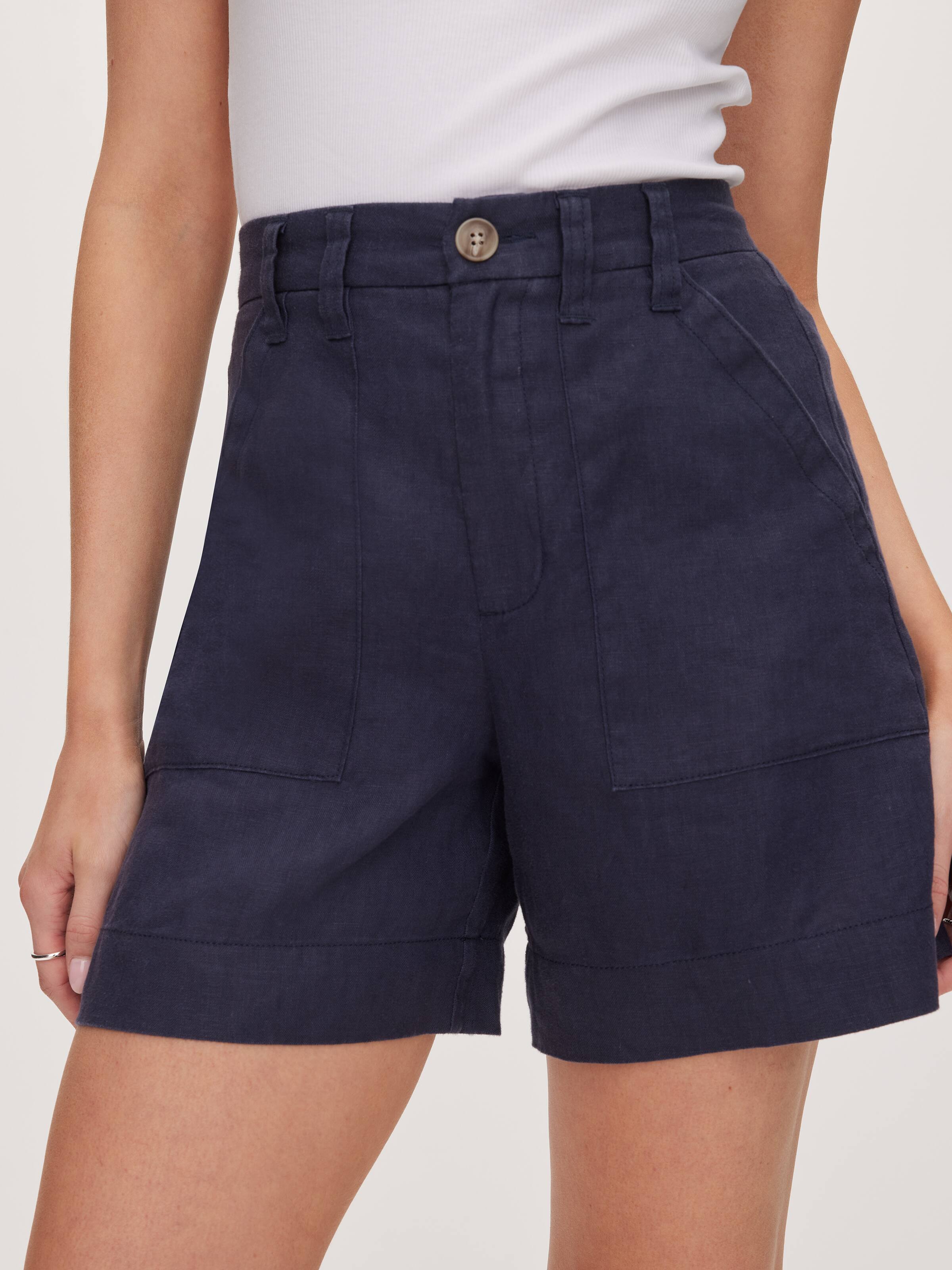 Linen Utility Short
