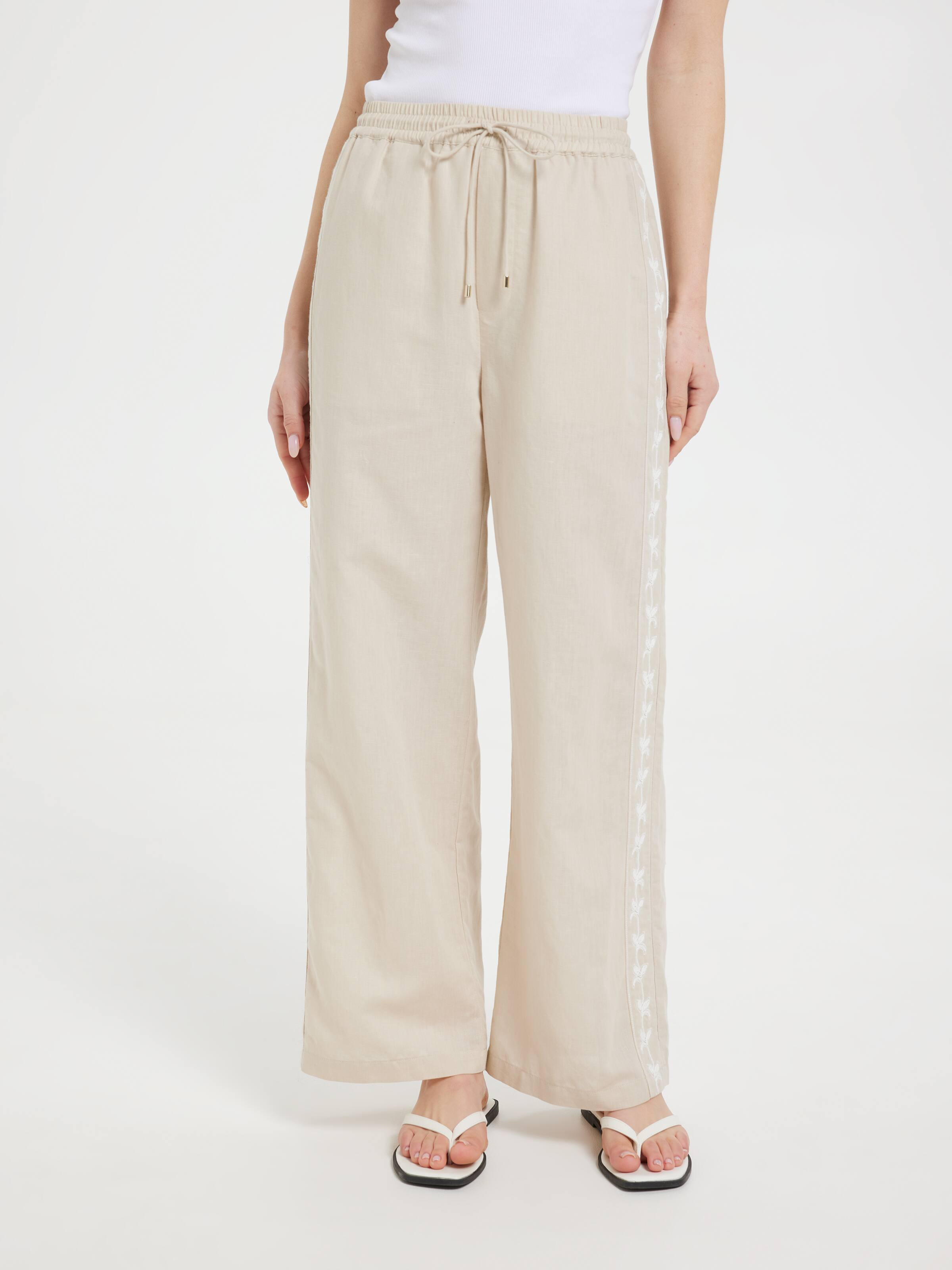Leslee High Rise Soft Straight Pant