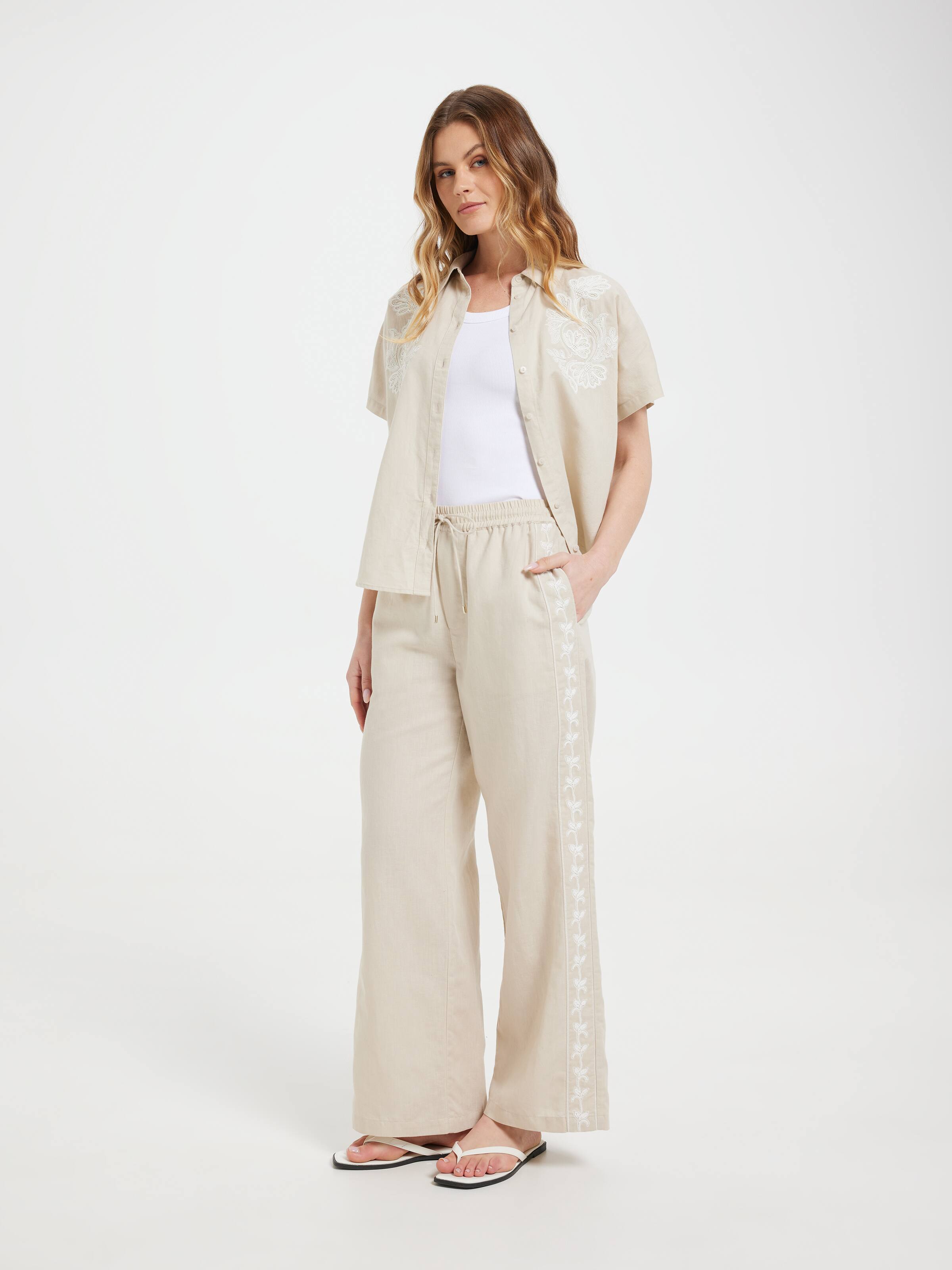 Leslee High Rise Soft Straight Pant