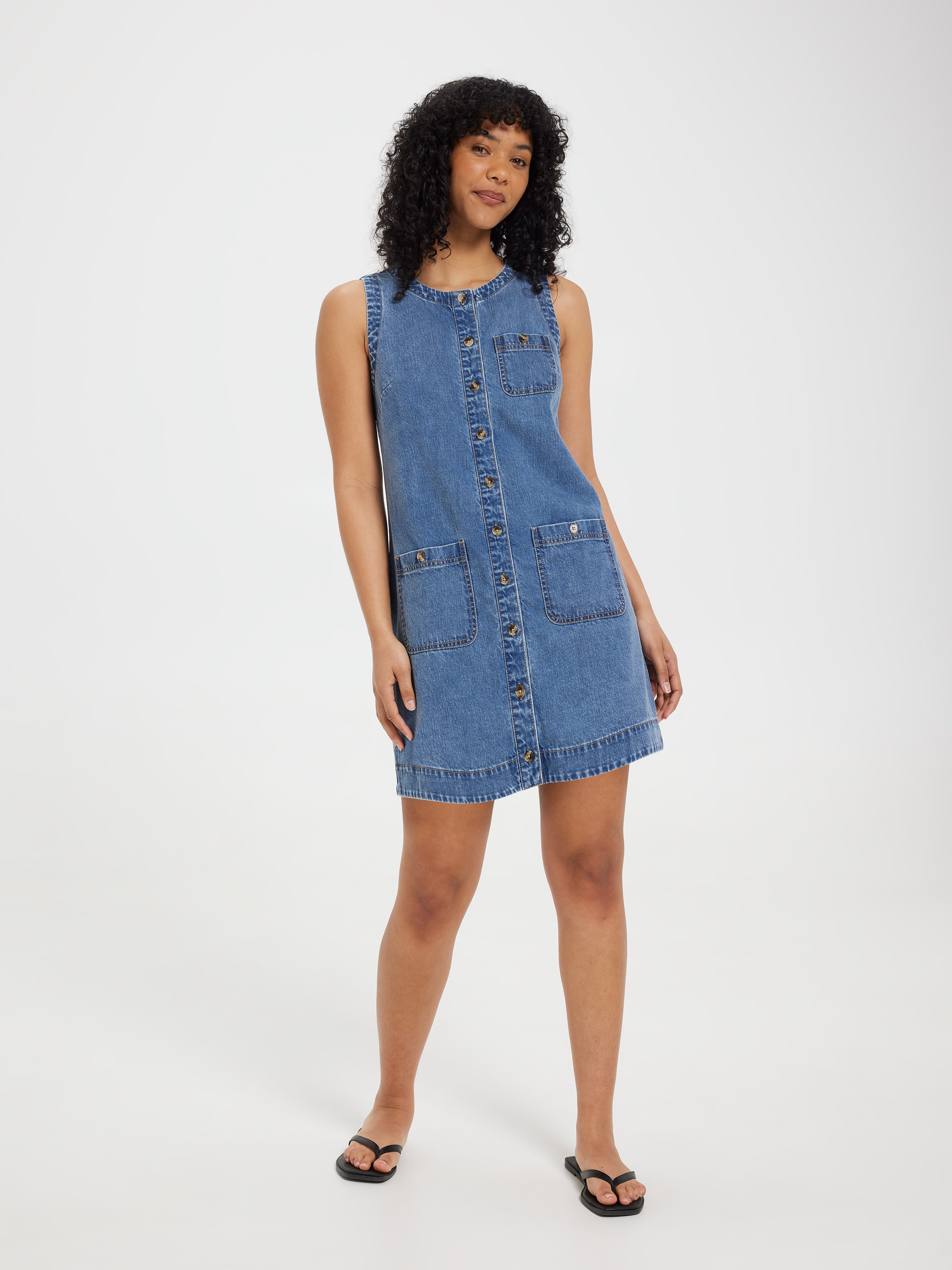 Quinn Button Through Dress