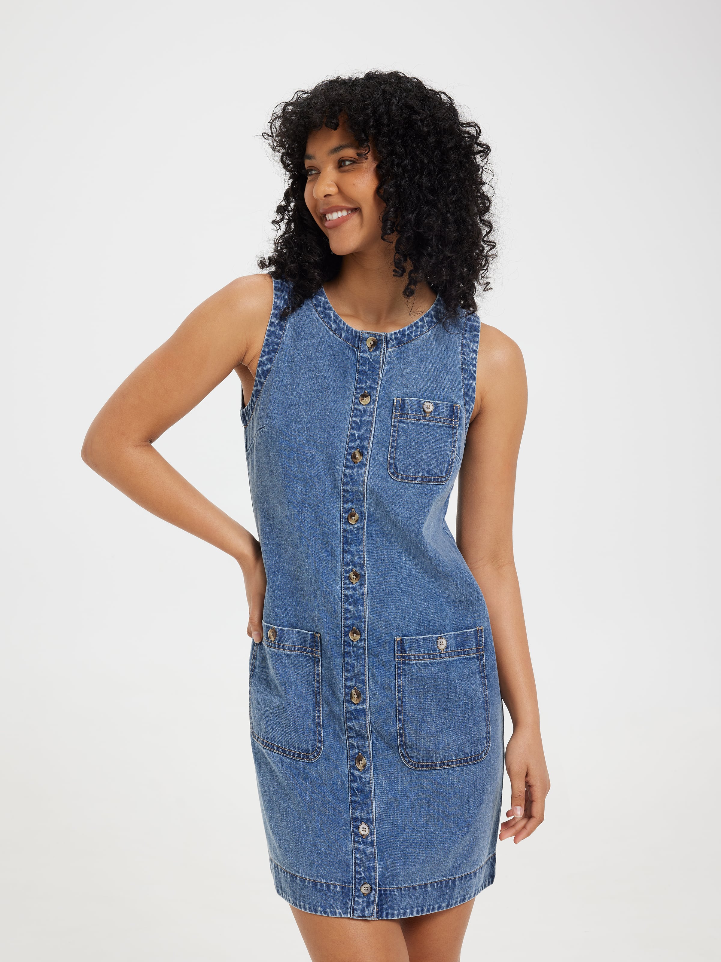 Quinn Button Through Dress